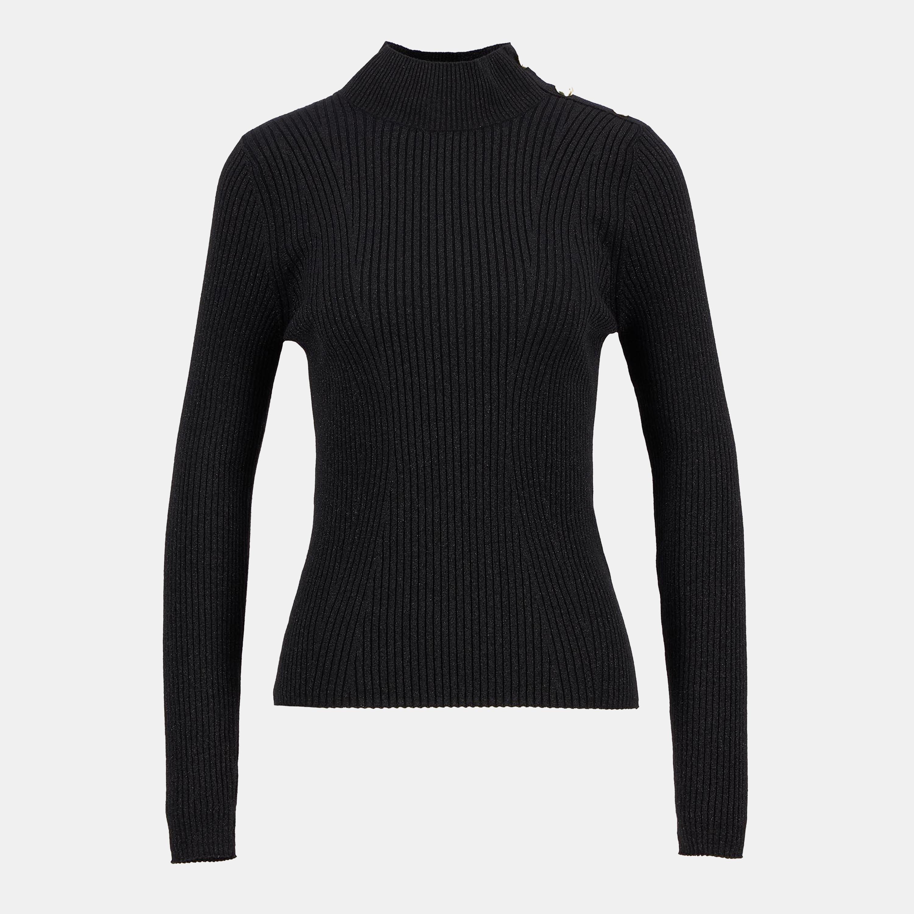 Barbour International Stella Ribbed Jumper - Black - Size 18 (2XL)