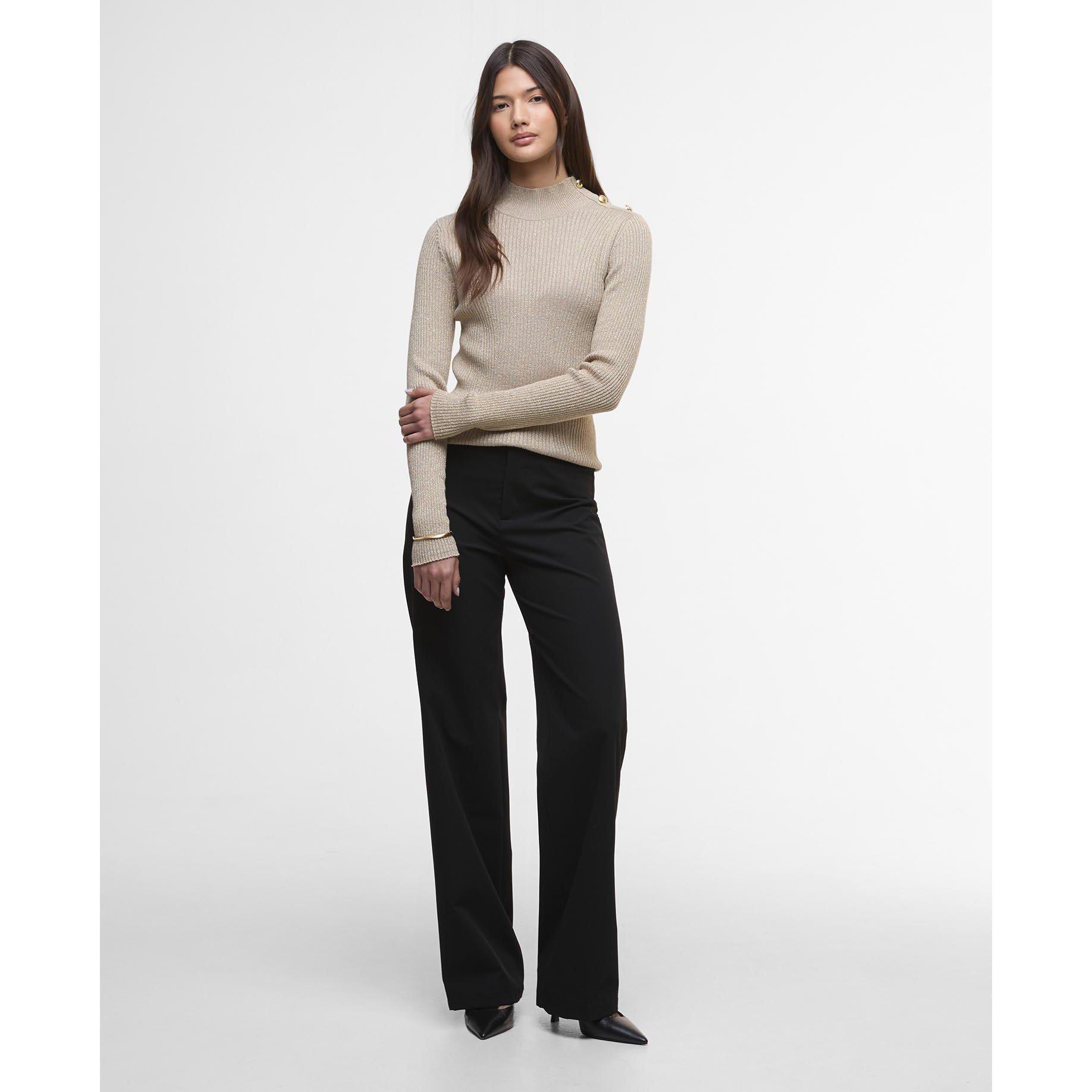 Oat - Barbour International - Stella Ribbed Jumper - 7
