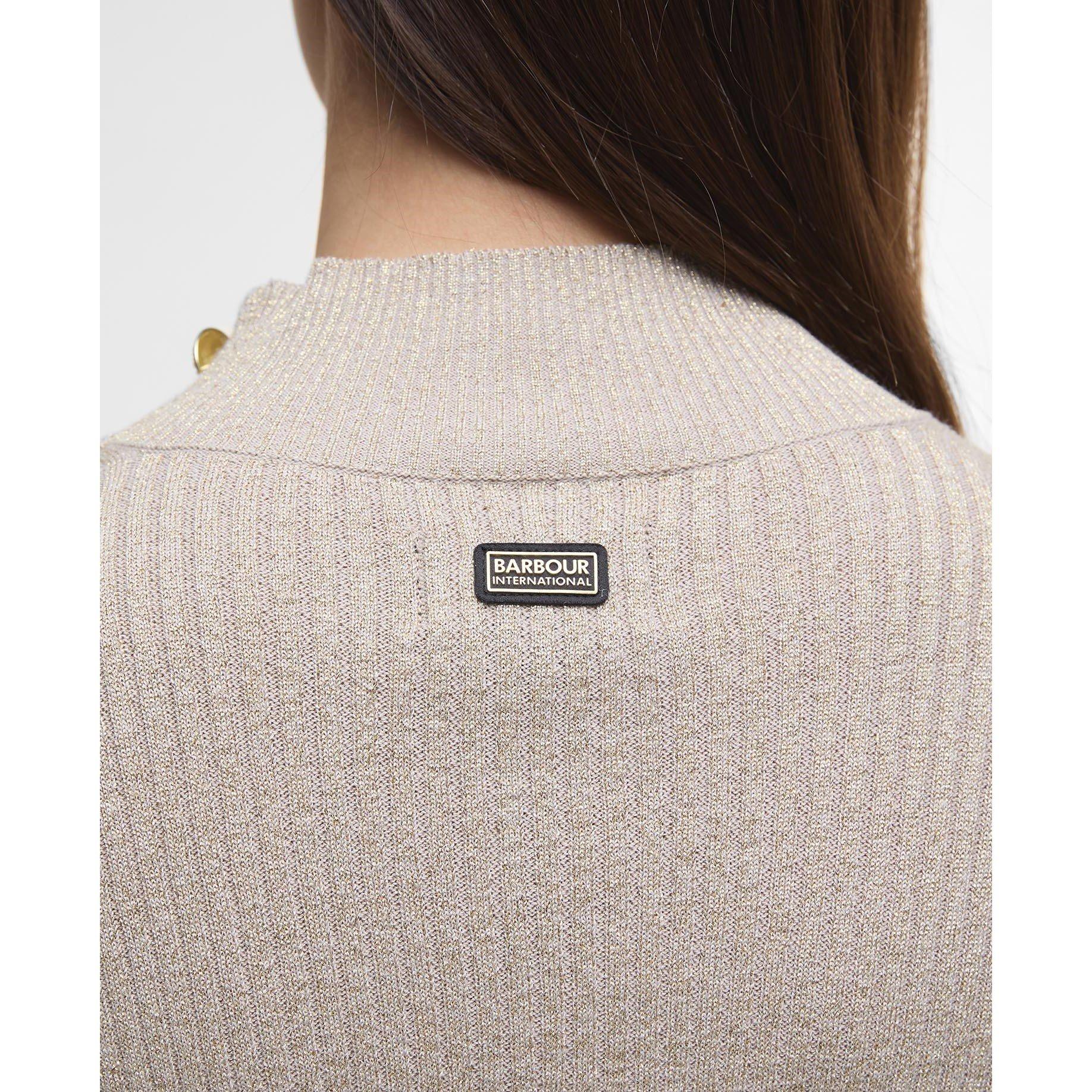 Oat - Barbour International - Stella Ribbed Jumper - 6