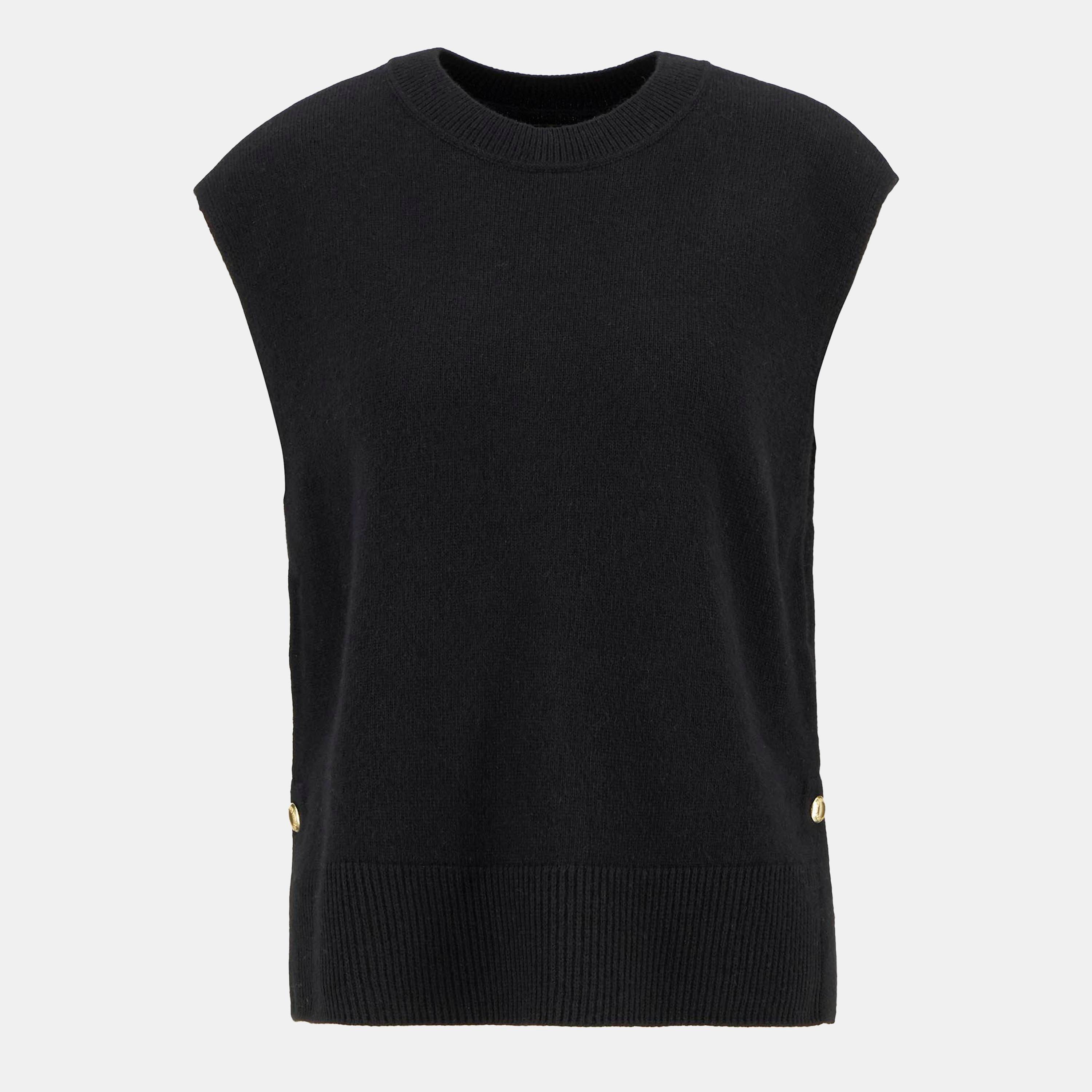 Black - Barbour International - Lana Sweater Vest - 1