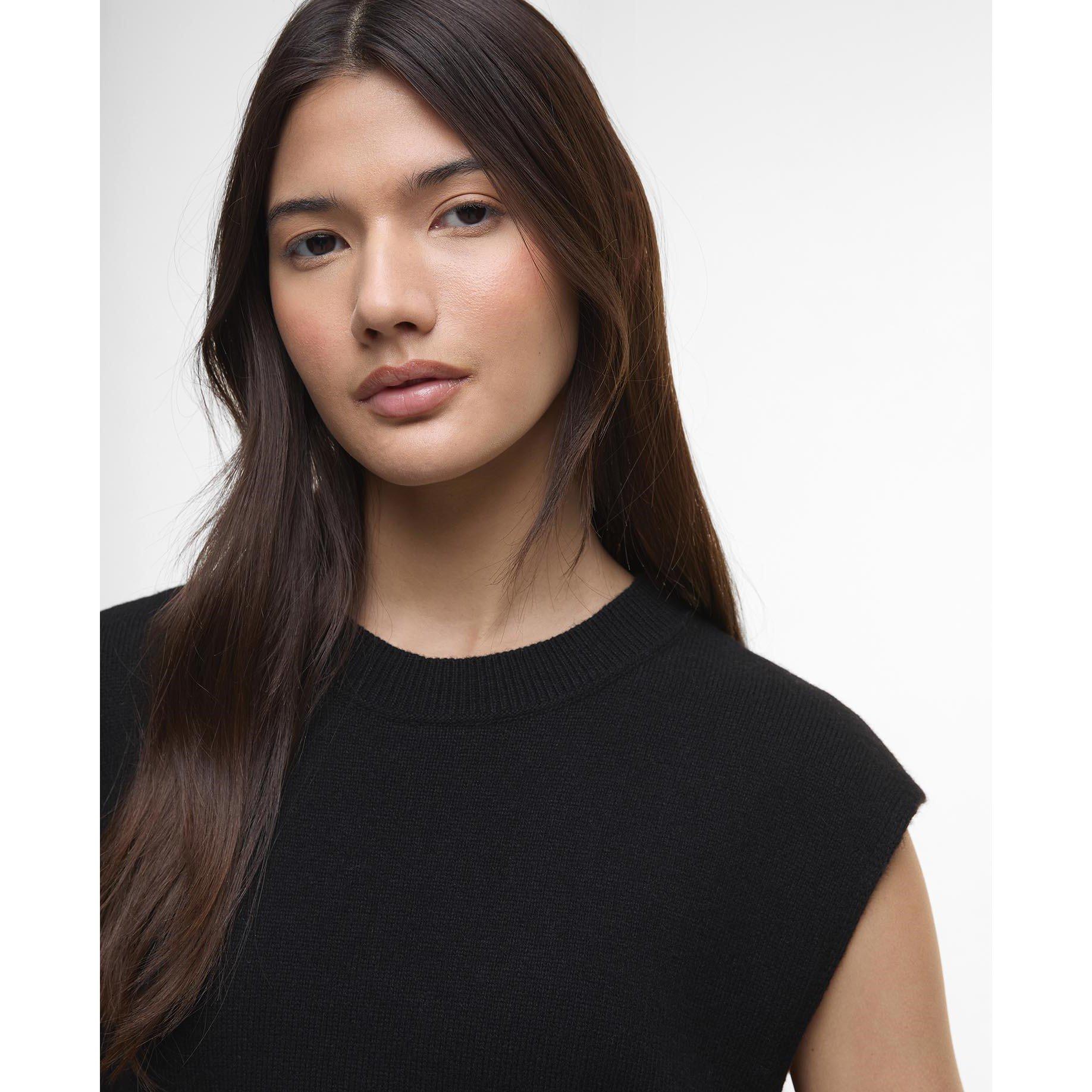 Black - Barbour International - Lana Sweater Vest - 4