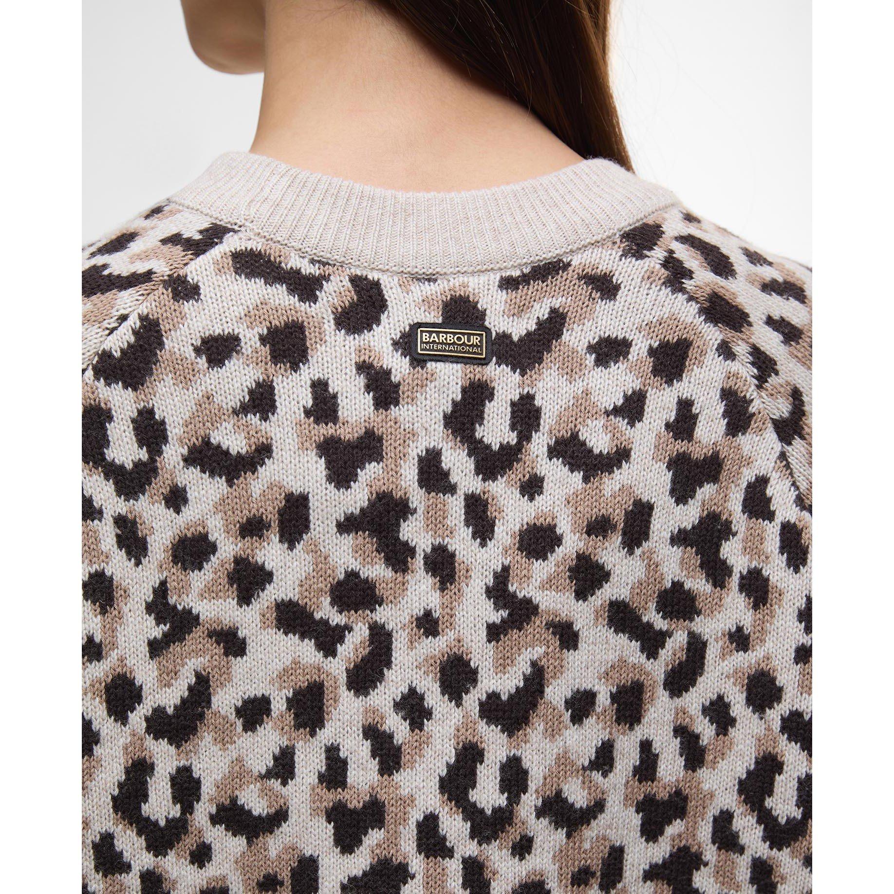 Multi - Barbour International - Harley Printed Crew Jumper - 5