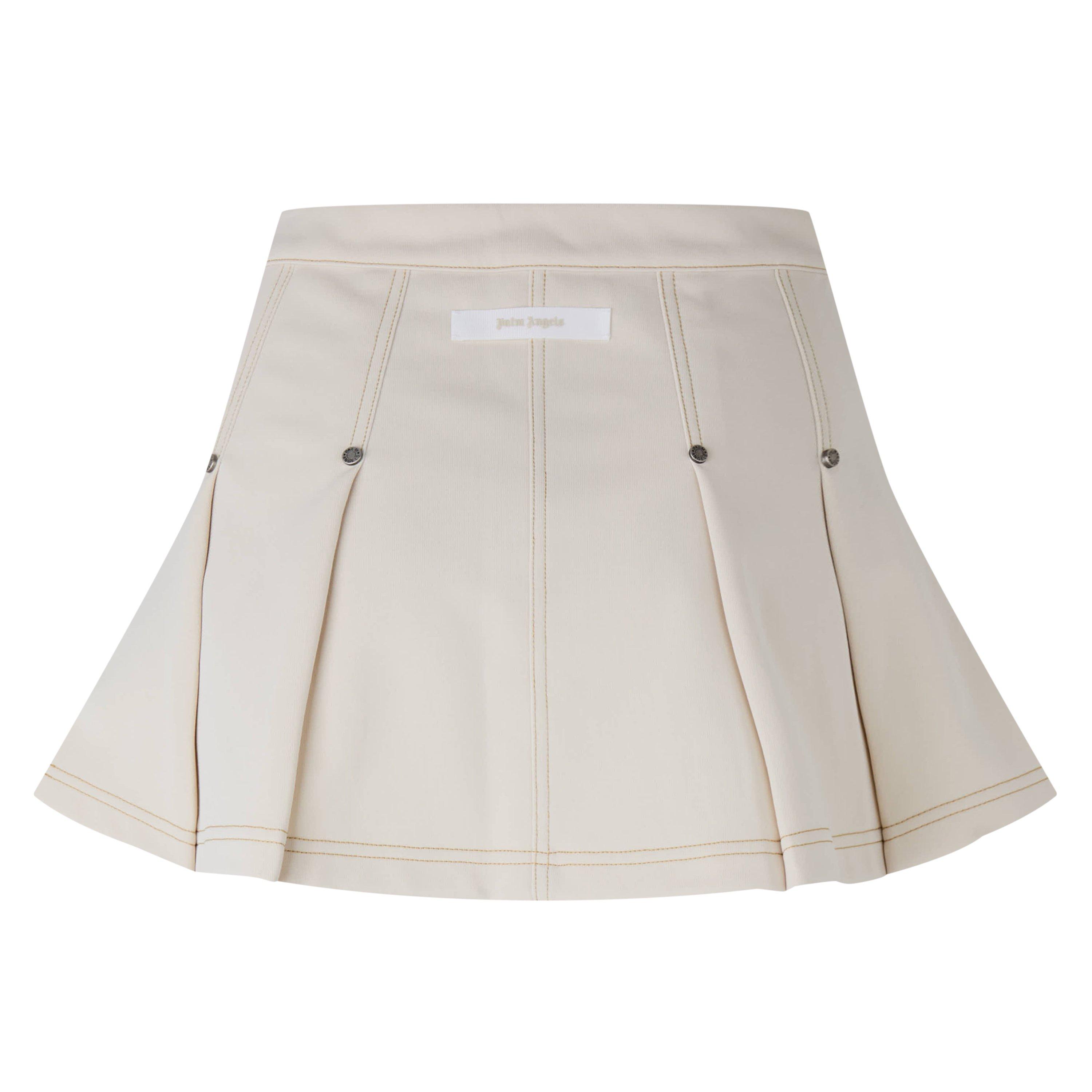 Ivory - Palm Angels - Pleated  Mini Skirts - 6