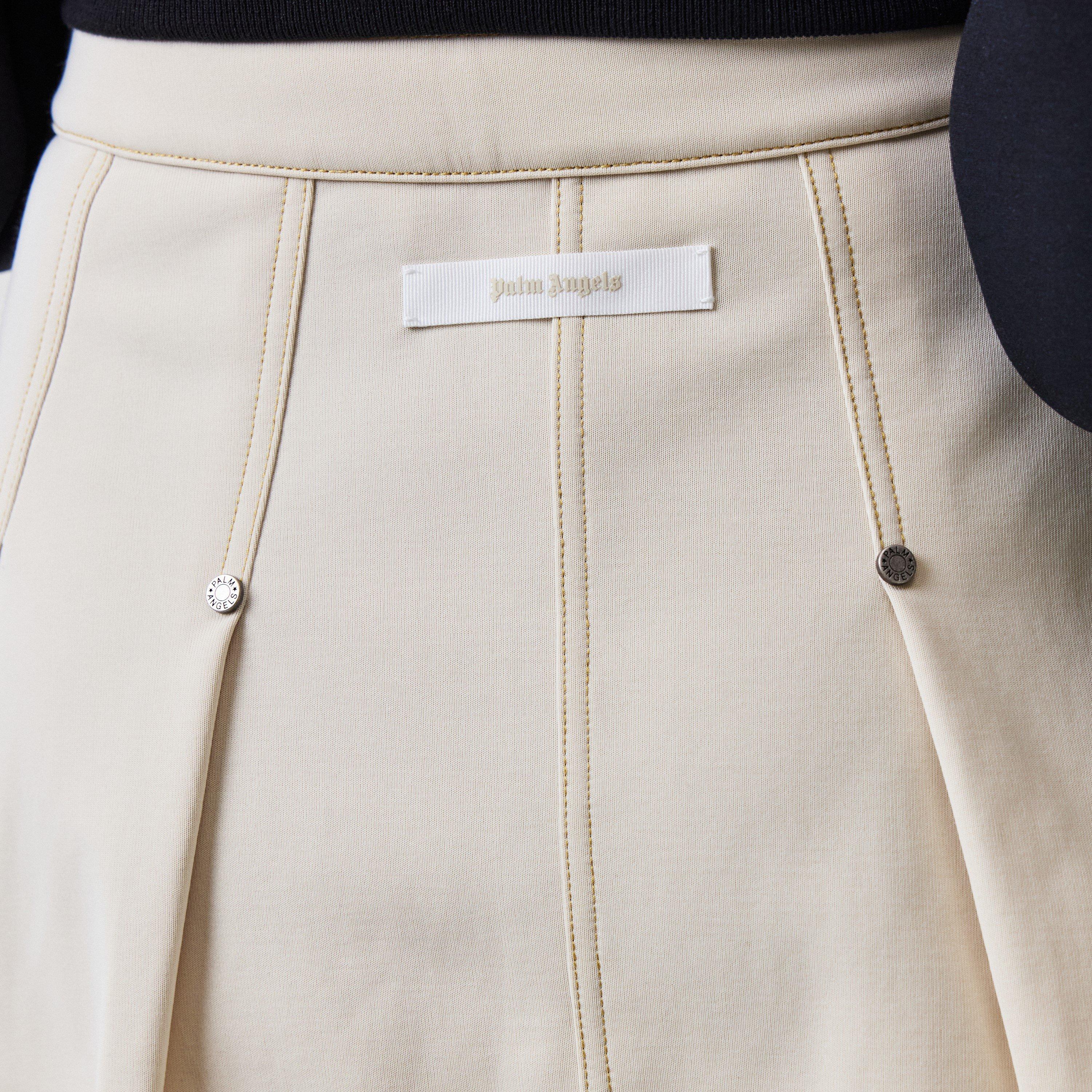 Ivory - Palm Angels - Pleated  Mini Skirts - 4