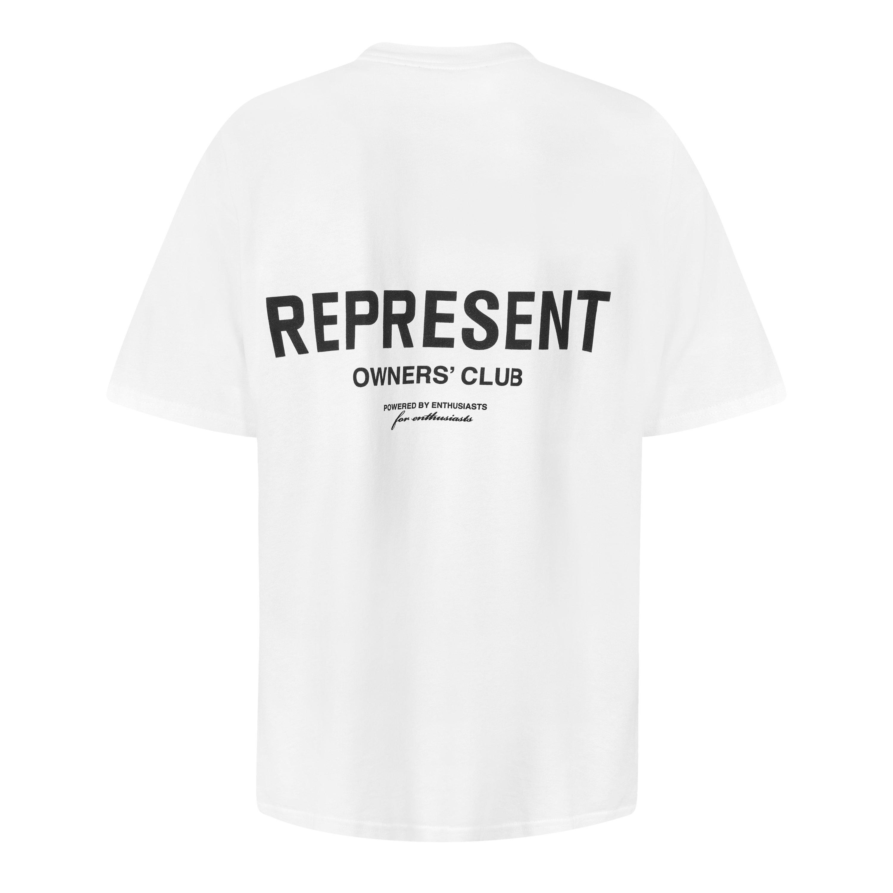 White 72 - Represent - Men's Owners Club Oversized Fit T-Shirt - 2