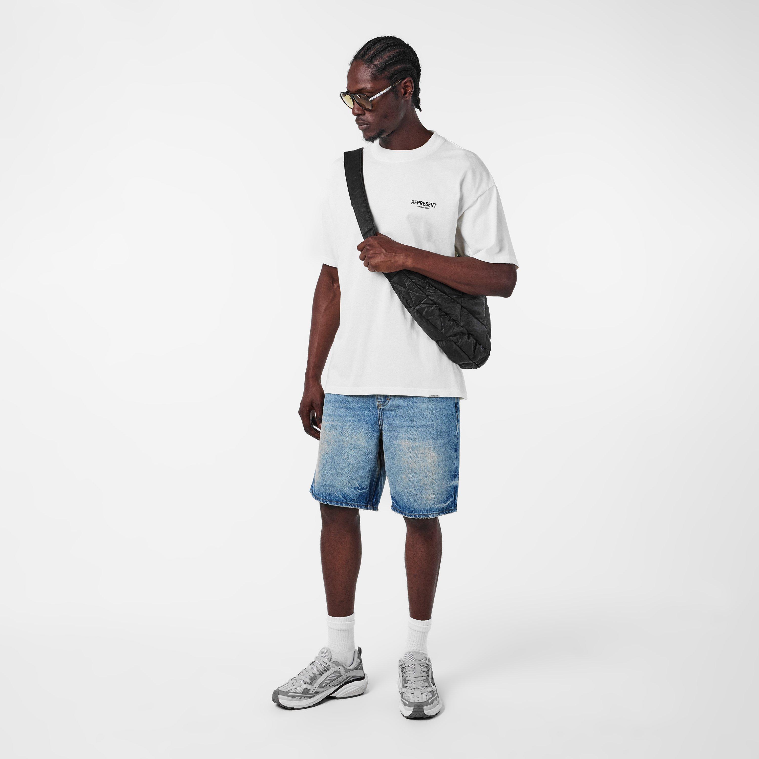 White 72 - Represent - Men's Owners Club Oversized Fit T-Shirt - 6