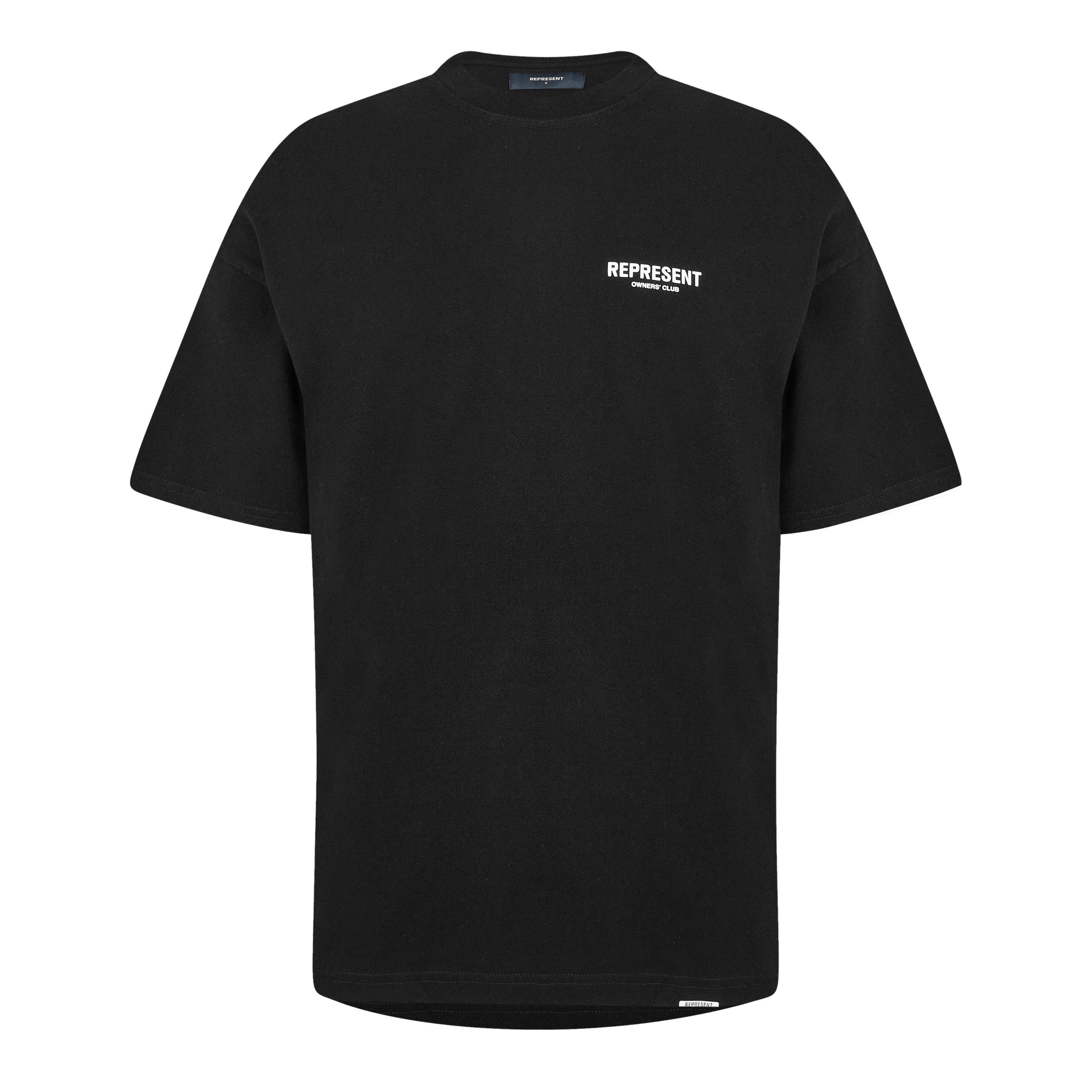 Black 01 - Represent - Men's Owners Club Oversized Fit T-Shirt - 1