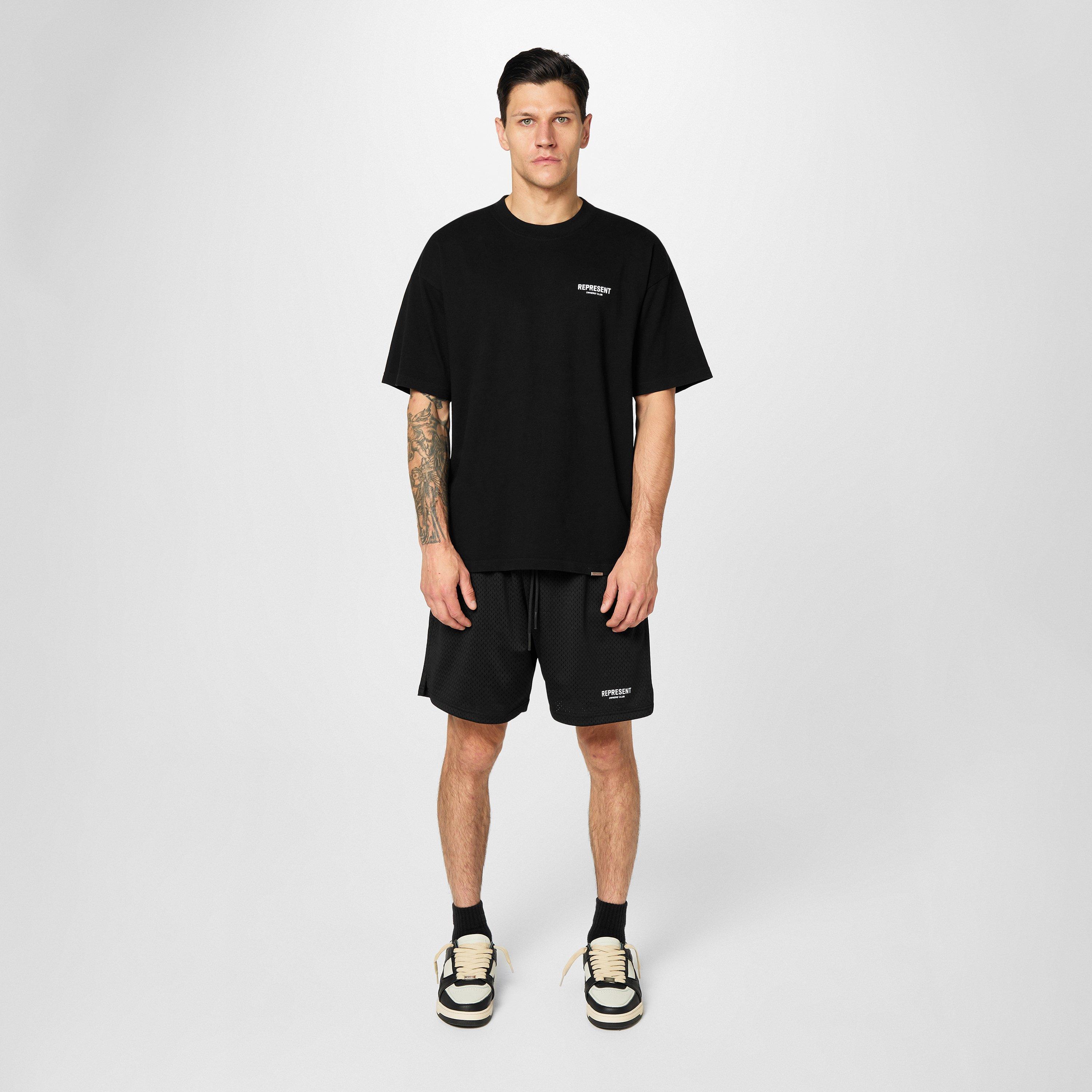 Black 01 - Represent - Men's Owners Club Oversized Fit T-Shirt - 6