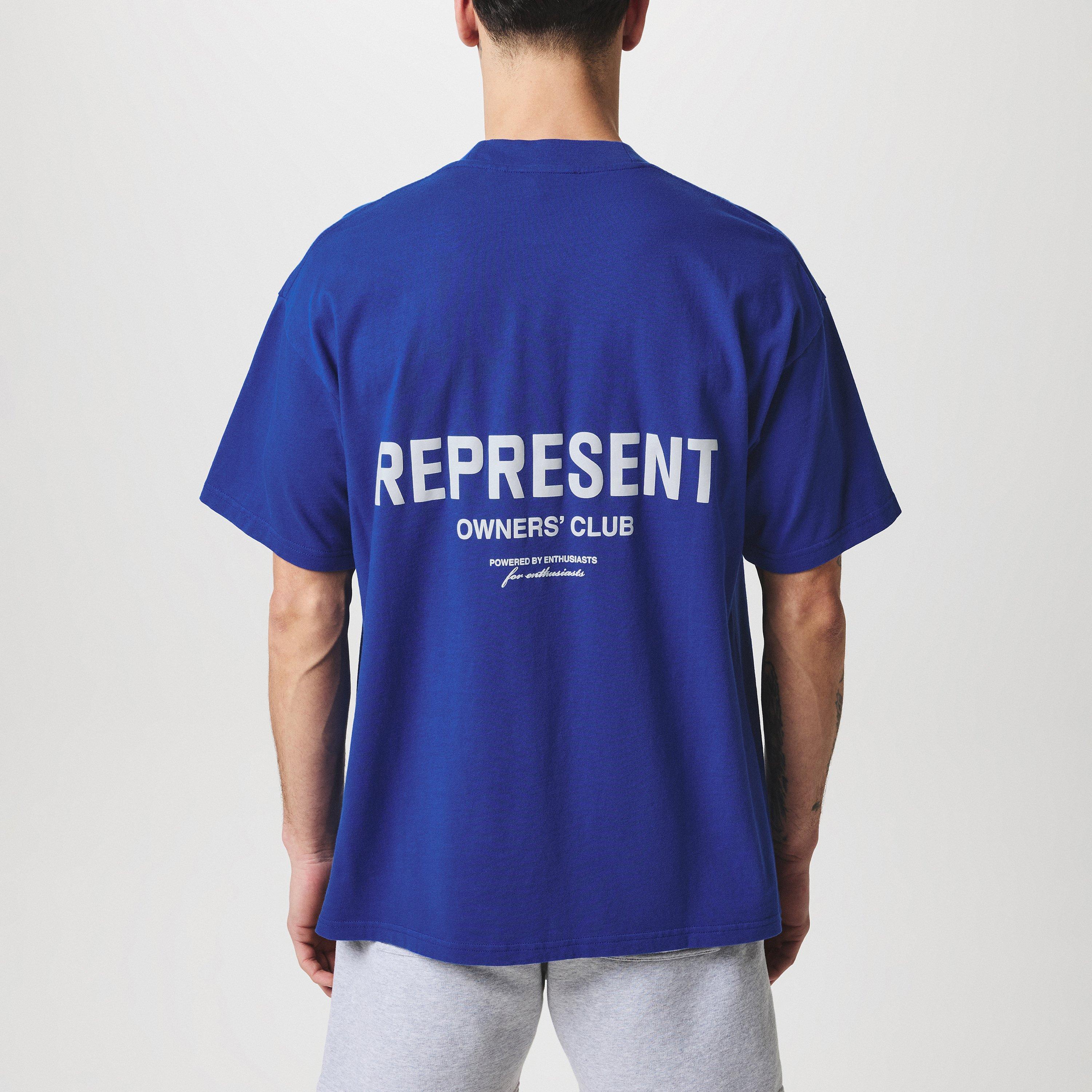 Cobalt - Represent - Men's Owners Club Oversized Fit T-Shirt - 4