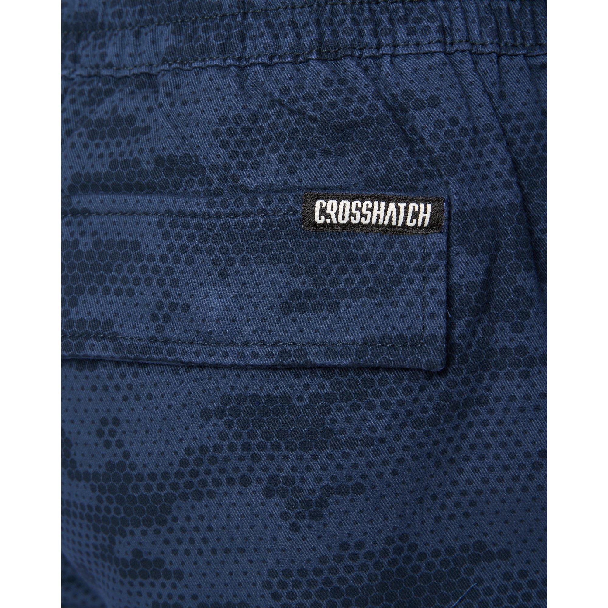 NAVY - Crosshatch - Men's Janscore Cotton Tracksuit Shorts - 8