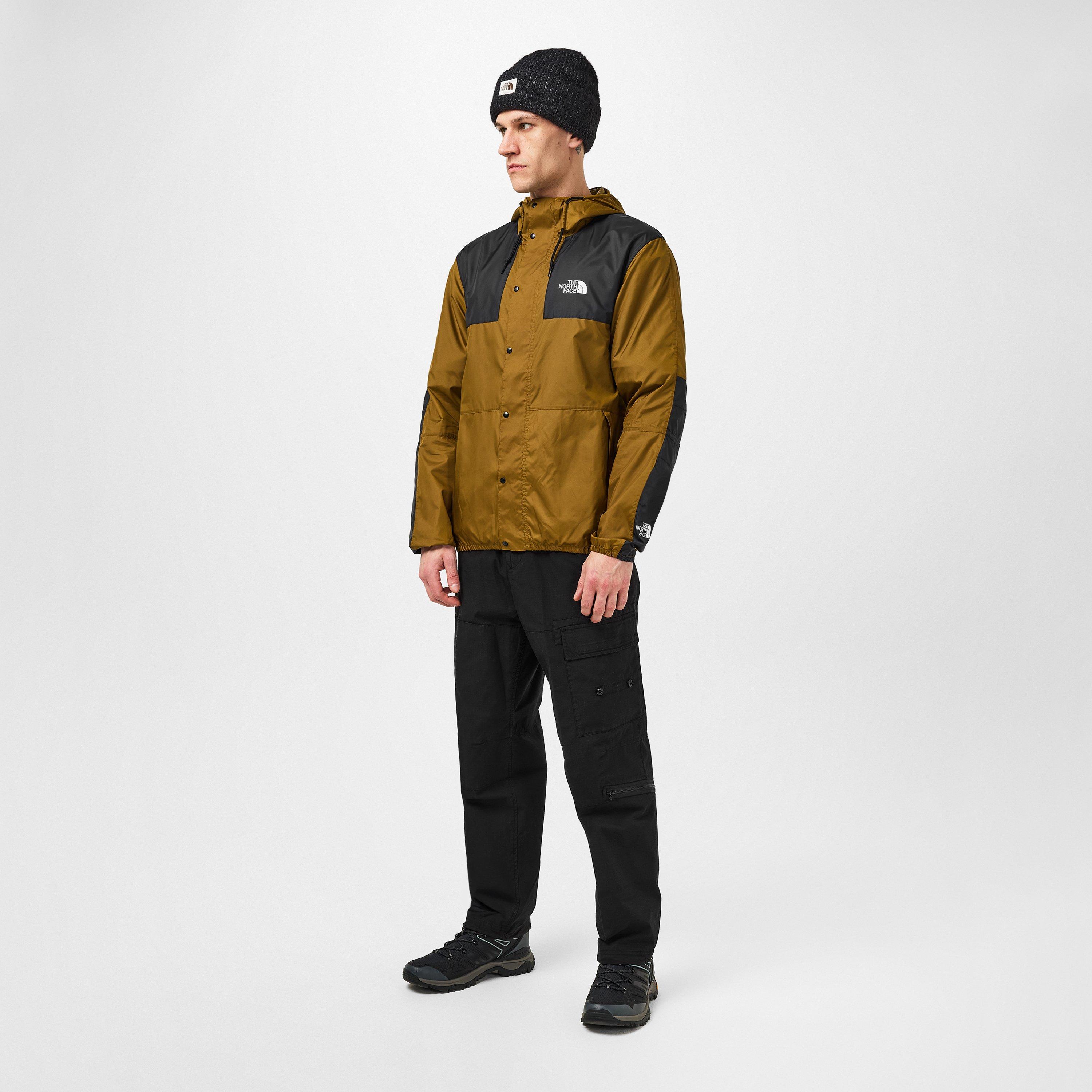 Moss Green - The North Face - Men's Mountain Packable Windbreaker - 5