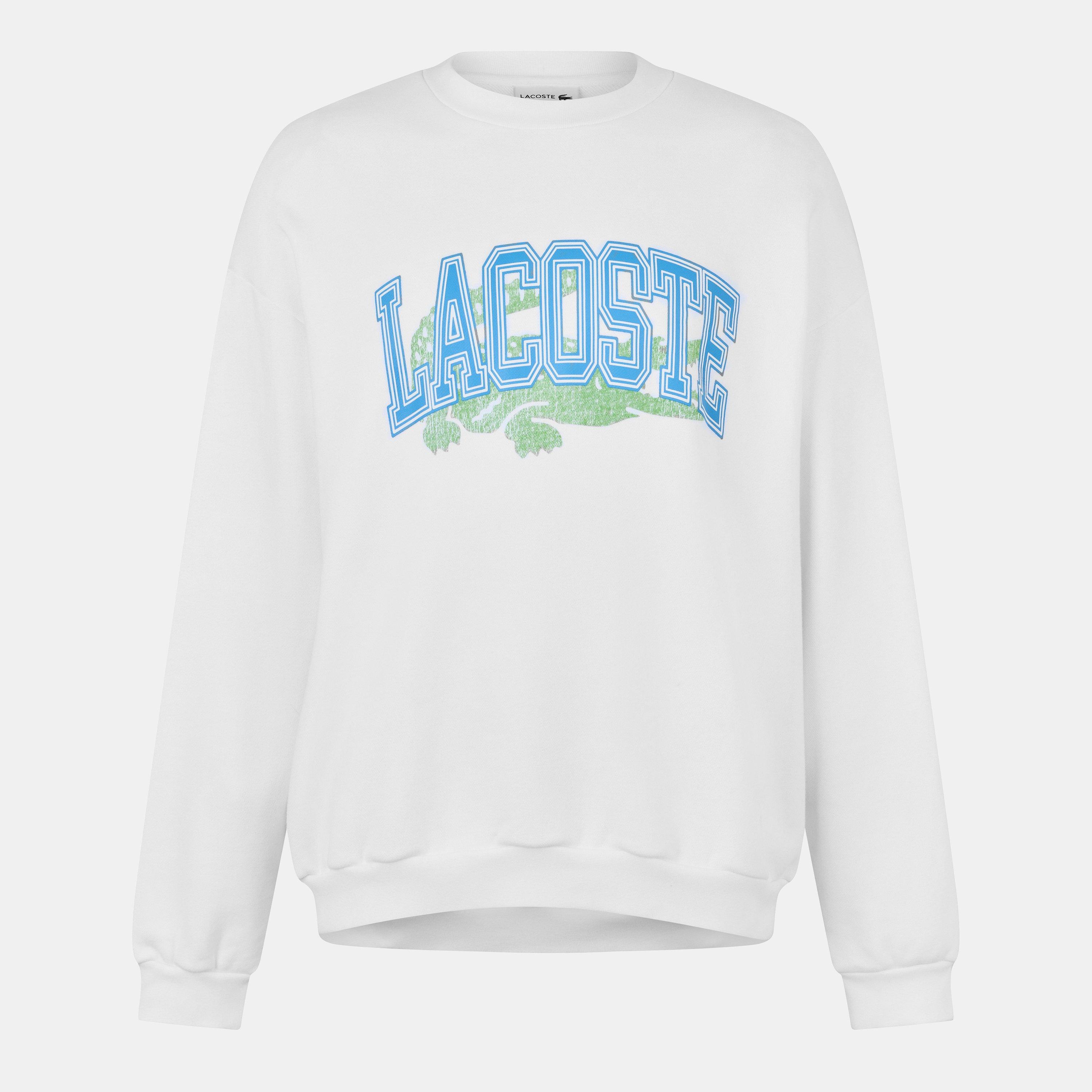 Lacoste Men's Crew Neck Jumper - White - XS