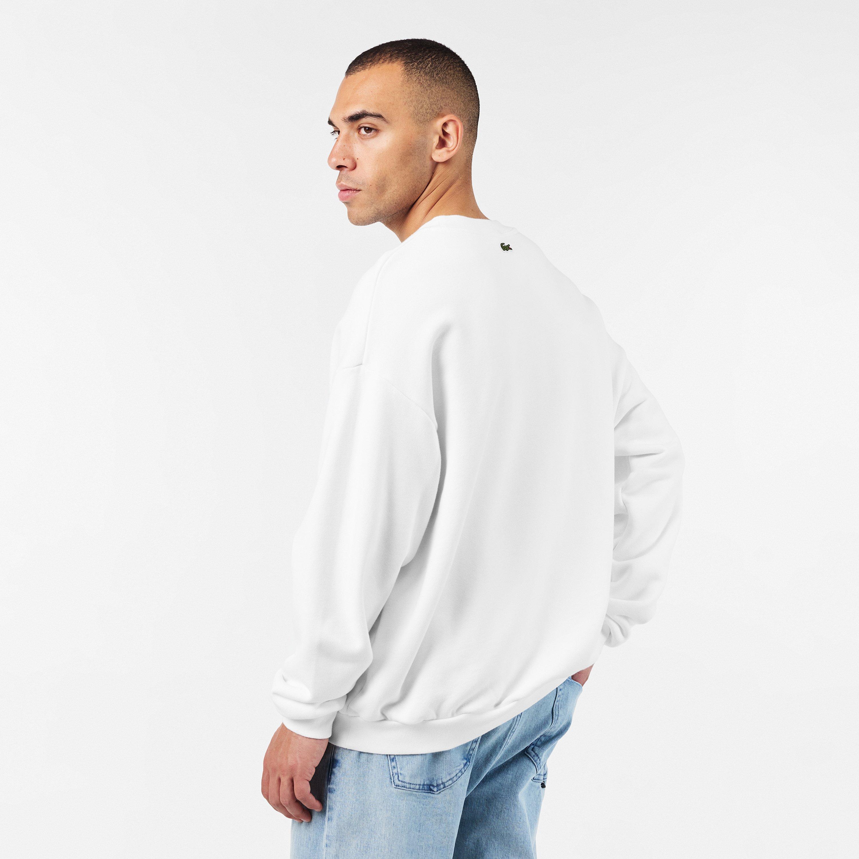 Blanc - Lacoste - Crew Neck Jumper - 4