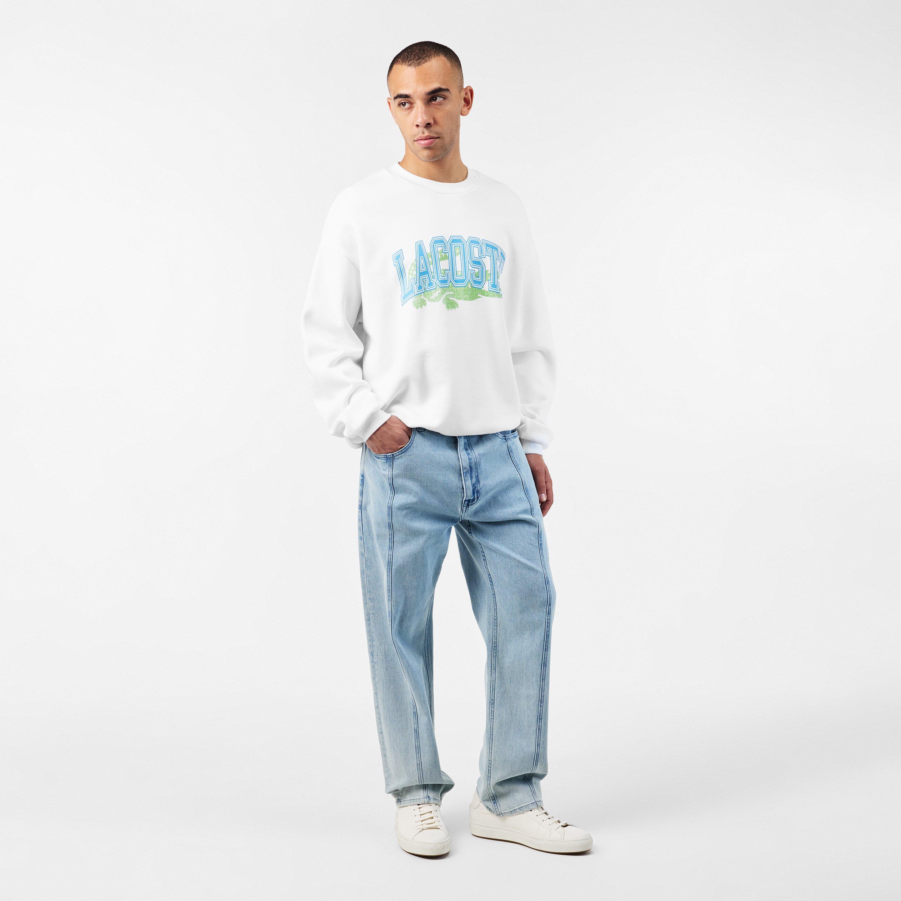 Blanc - Lacoste - Crew Neck Jumper - 6