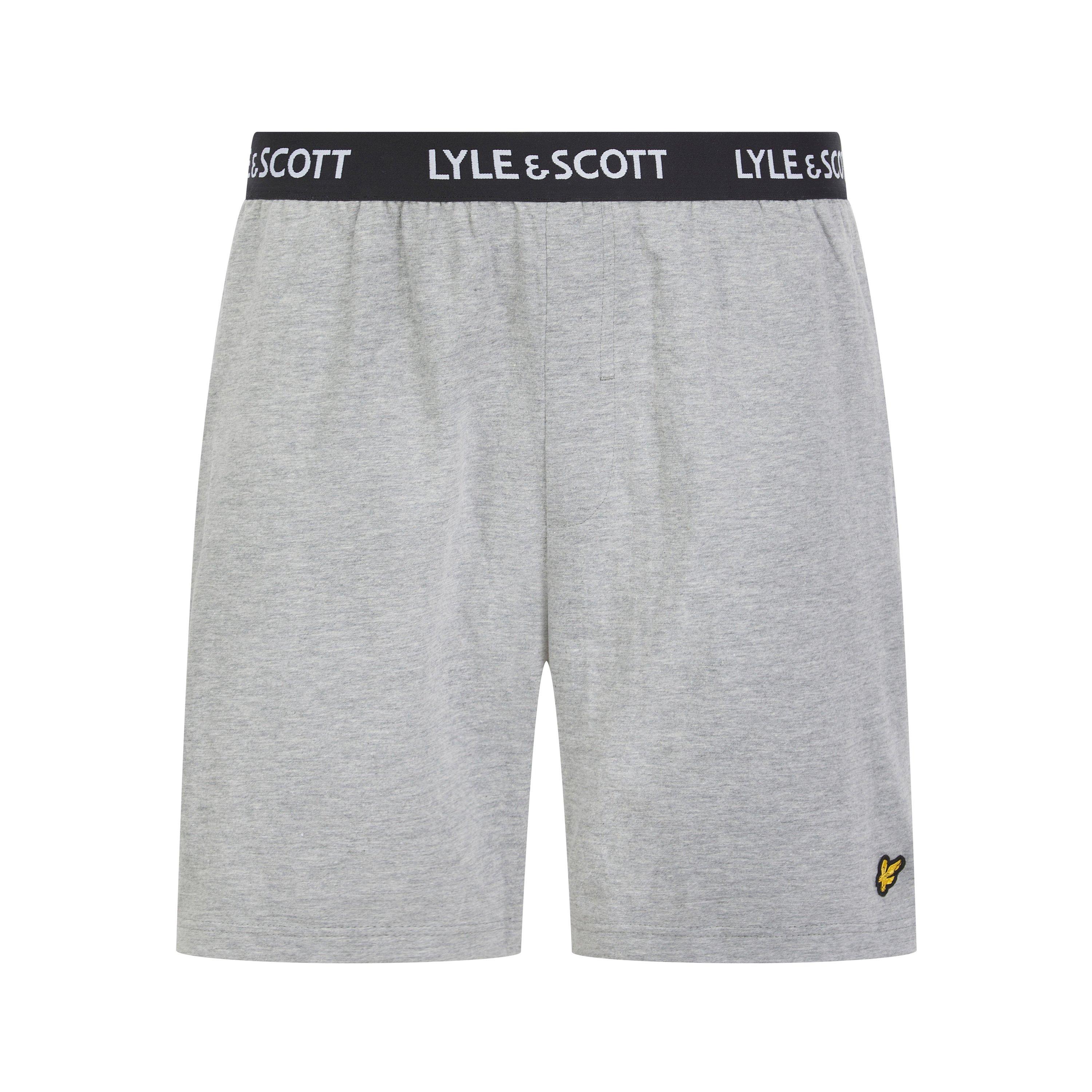 Weiß/Grau meliert - Lyle and Scott - Lyle Jersey Lnge Set Sn63 - 4