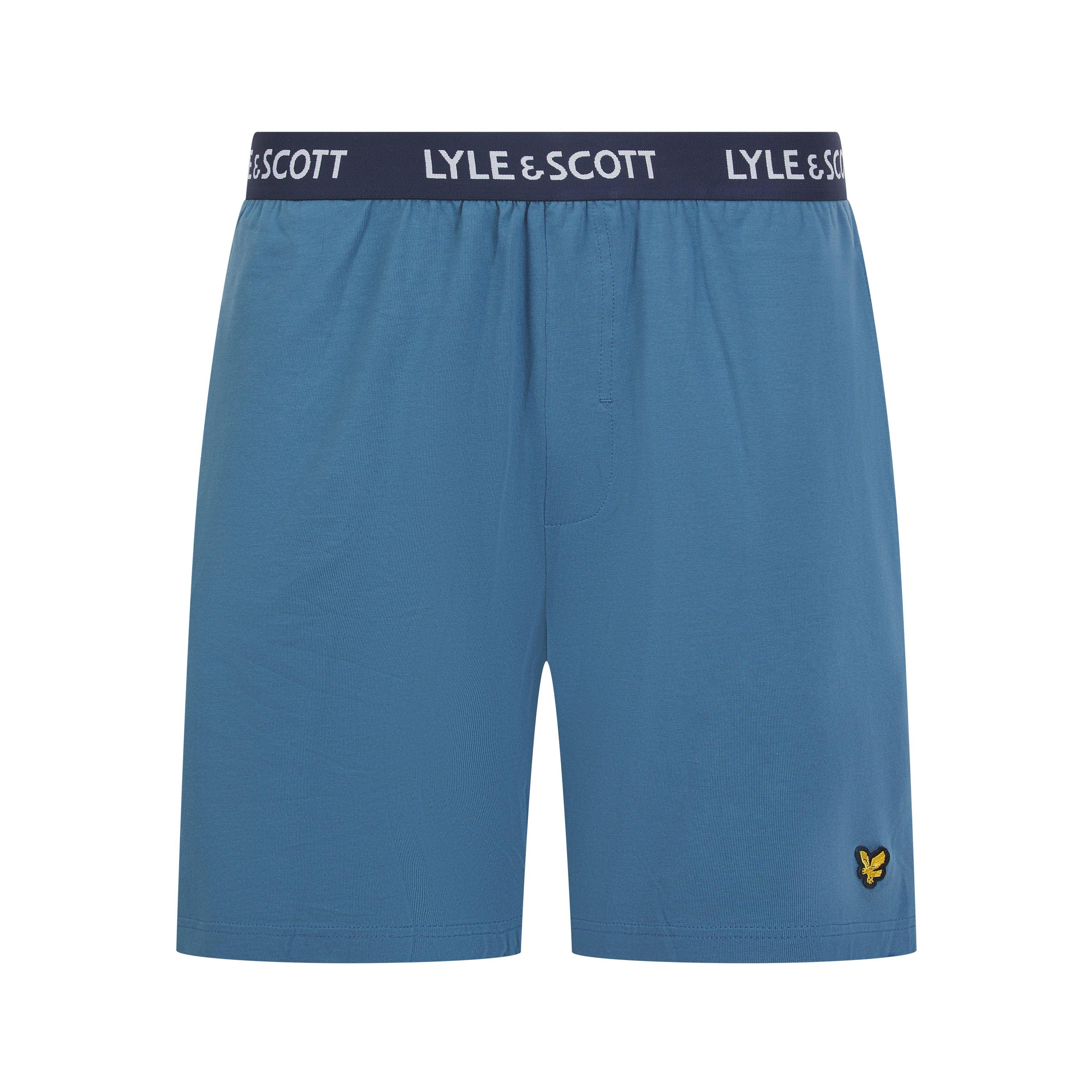 Azul marino/azul - Lyle and Scott - Men's Short Sleeve Pyjama Set - 4