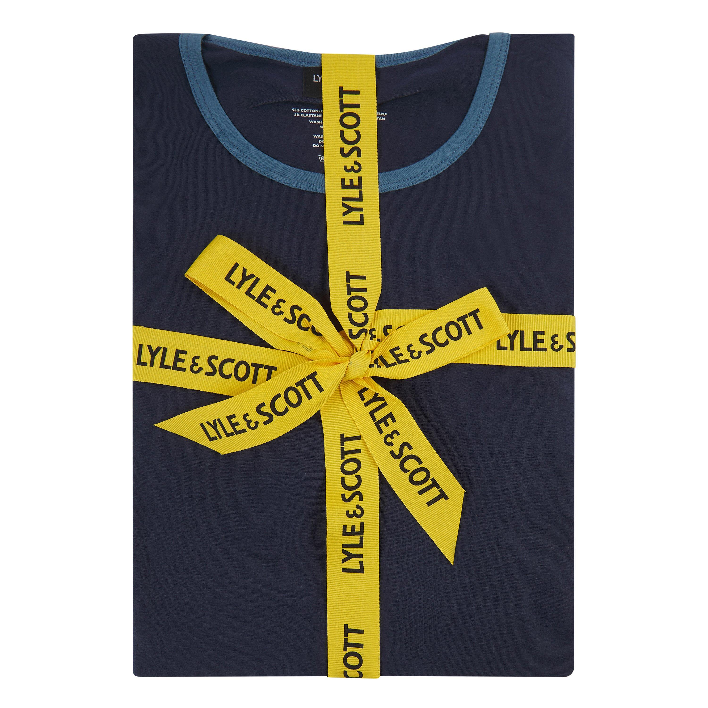 Azul marino/azul - Lyle and Scott - Men's Short Sleeve Pyjama Set - 6