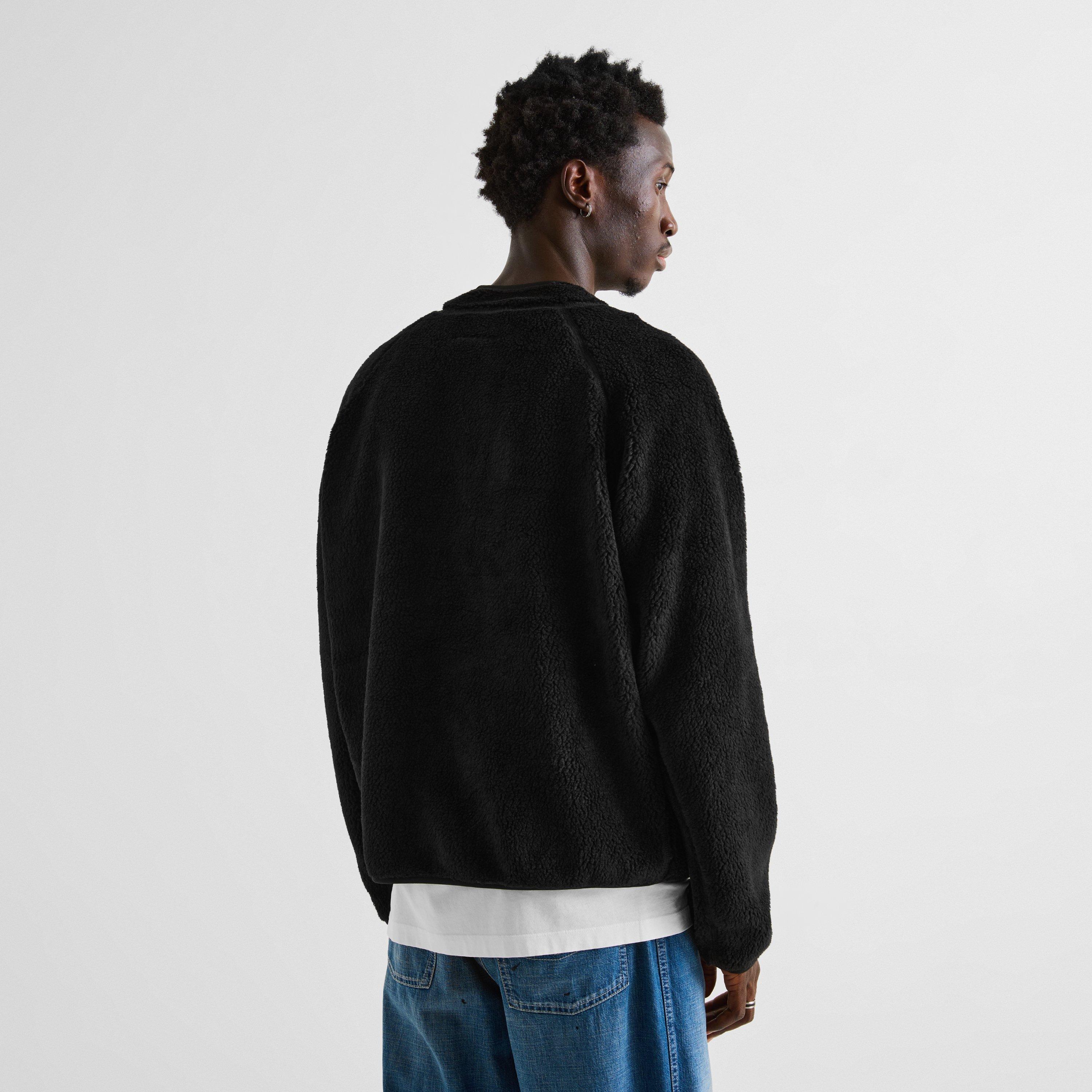 Black - MM6 Maison Margiela - Reversible Teddy Fleece Sweatshirt - 4