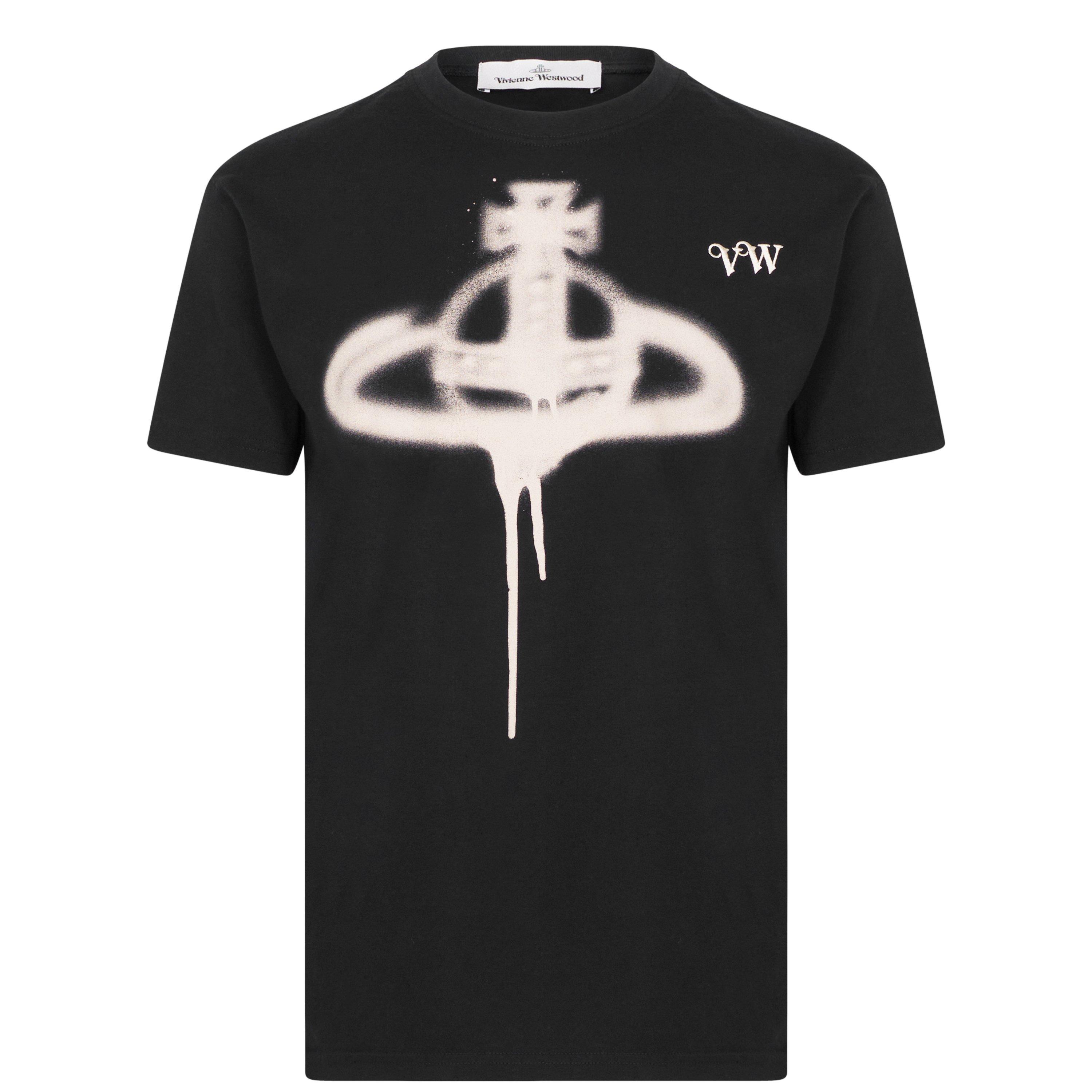 Black - Vivienne Westwood - Spray Orb T Shirt - 1