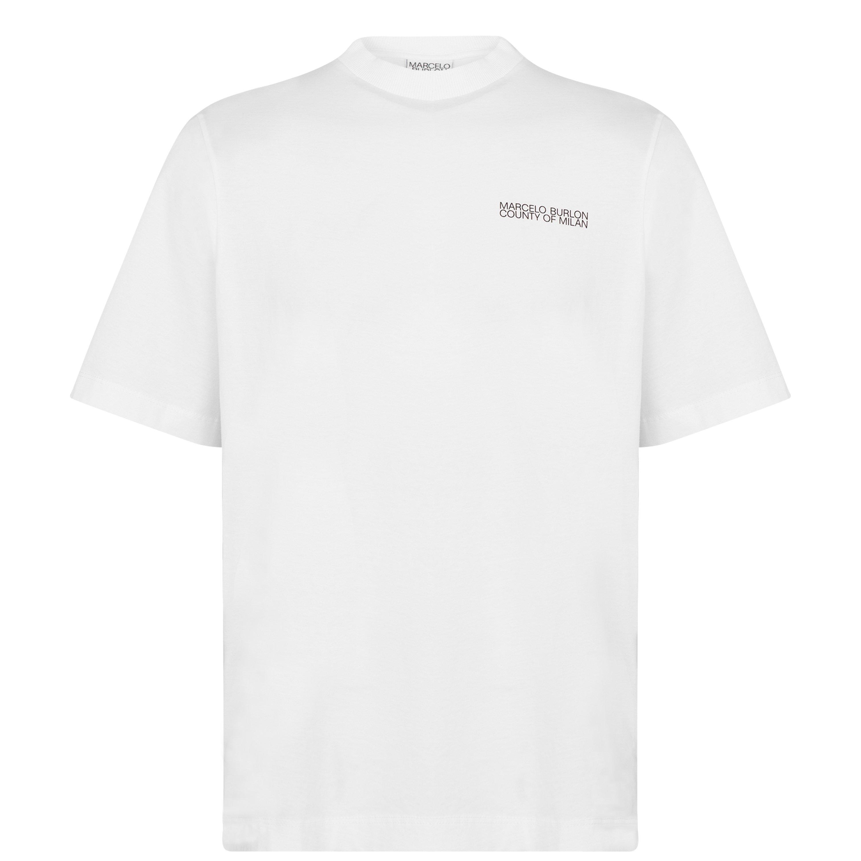 Marcelo Burlon Cross Over T-Shirt - White 0110 - Small