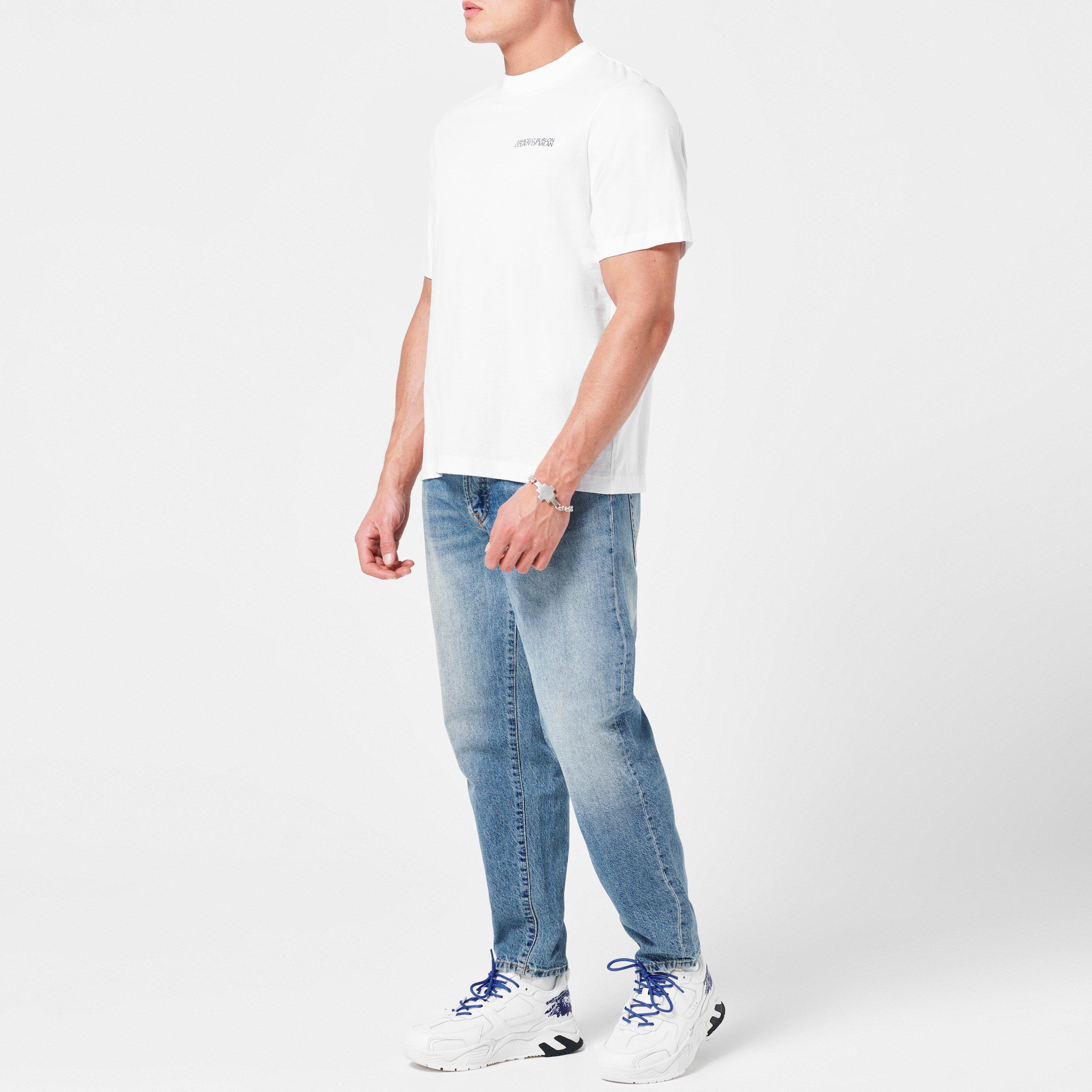 White 0110 - Marcelo Burlon - Cross Over T-Shirt - 3