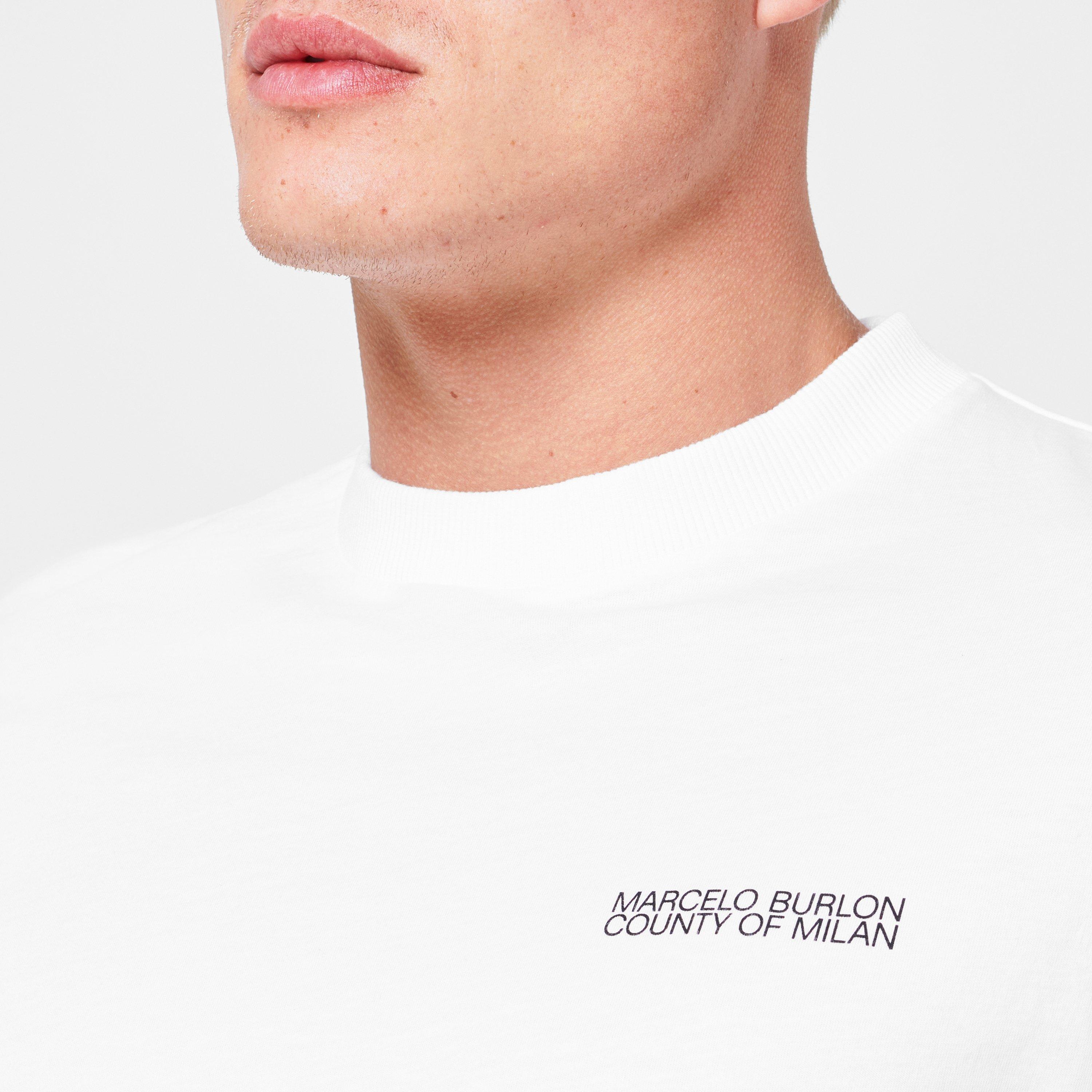 White 0110 - Marcelo Burlon - Cross Over T-Shirt - 5