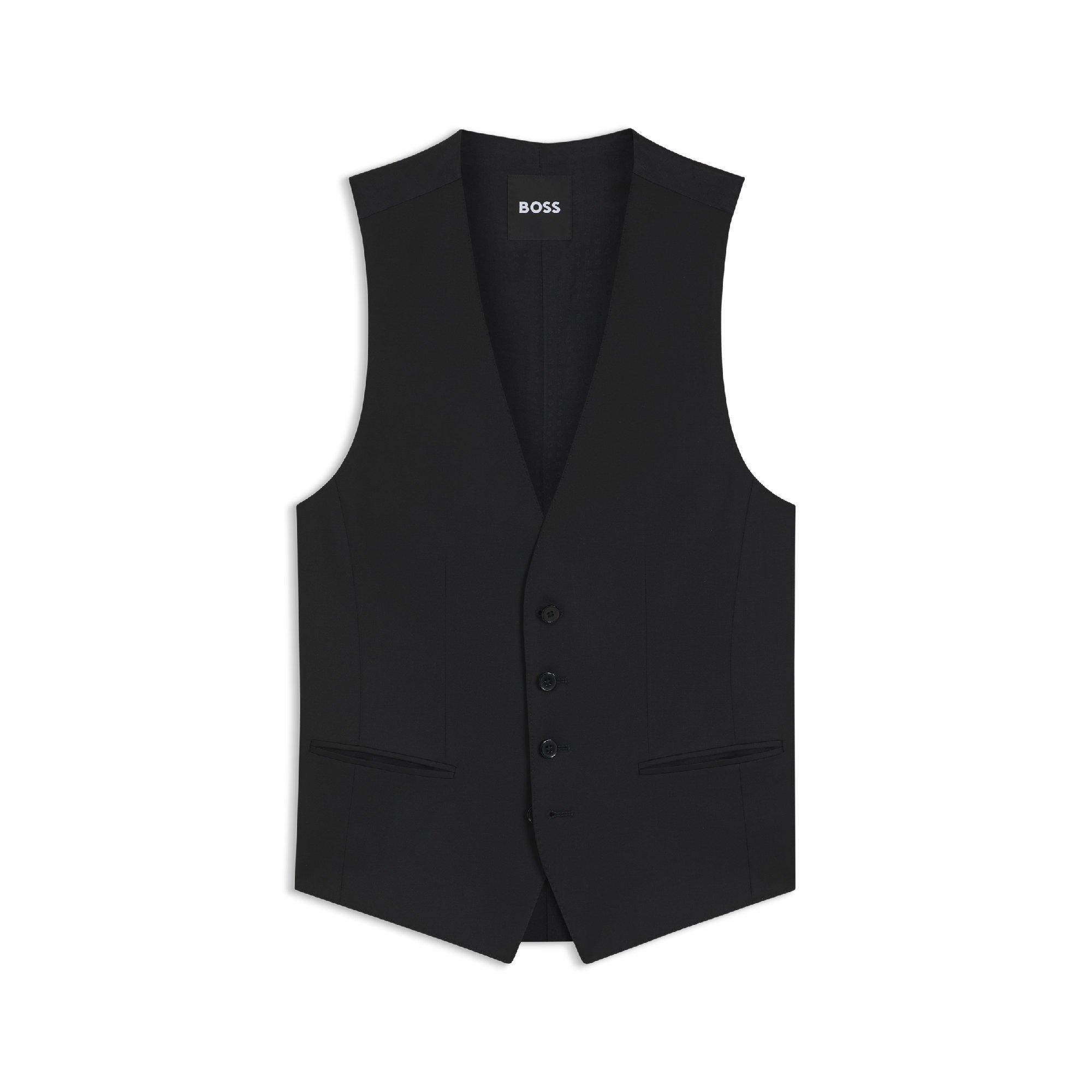 Black - Boss - H-Huge-Vest-B1 10236006 01 Mens - 4