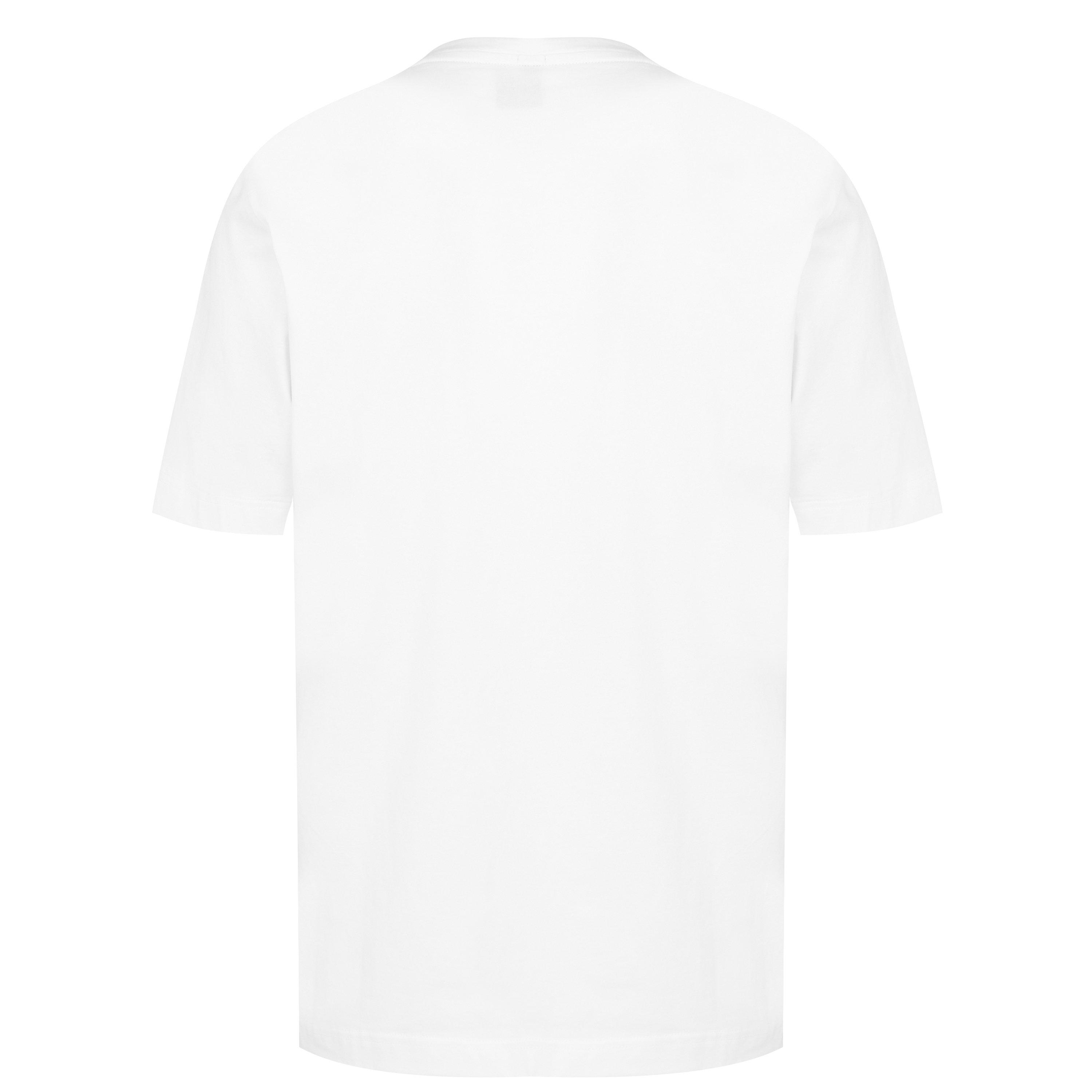 White 100 - Boss - Mens BOSS ORANGE Oversized Tchup T-Shirt with Logo Detail - 2
