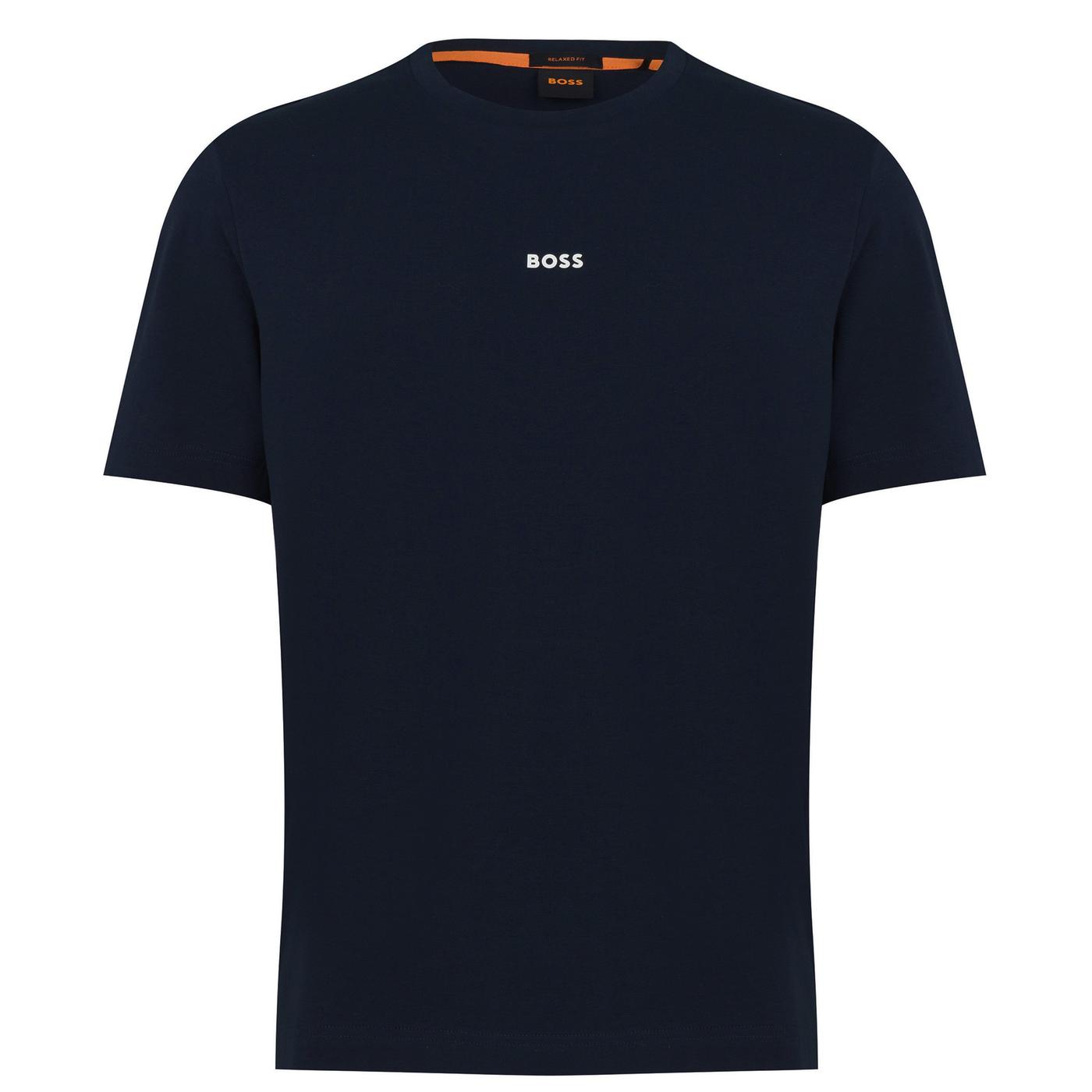 BOSS Herren T-Shirt Regular Fit In Blau Kaufen