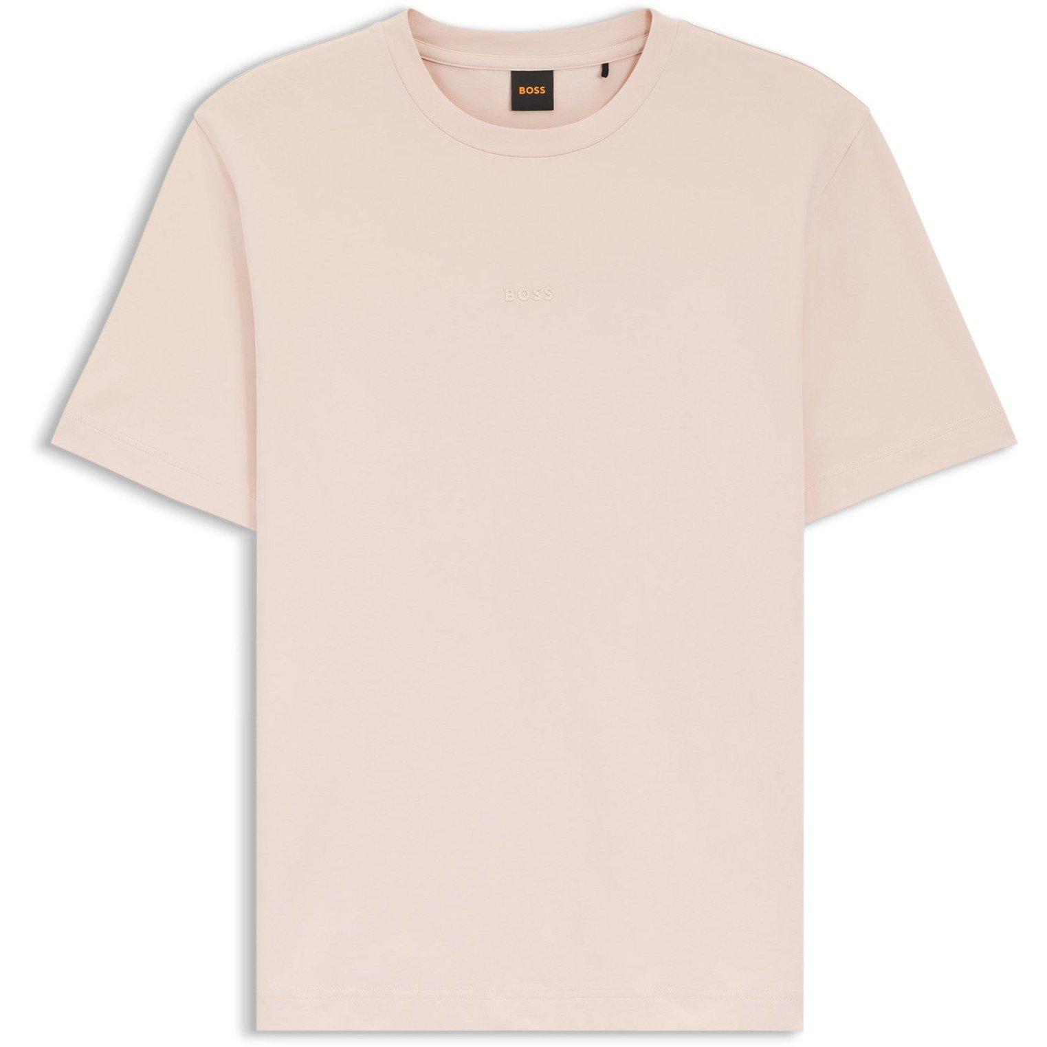 Boss Men's Orange Oversized Tchup T-Shirt With Logo Detail - Pink 690 - 2XL