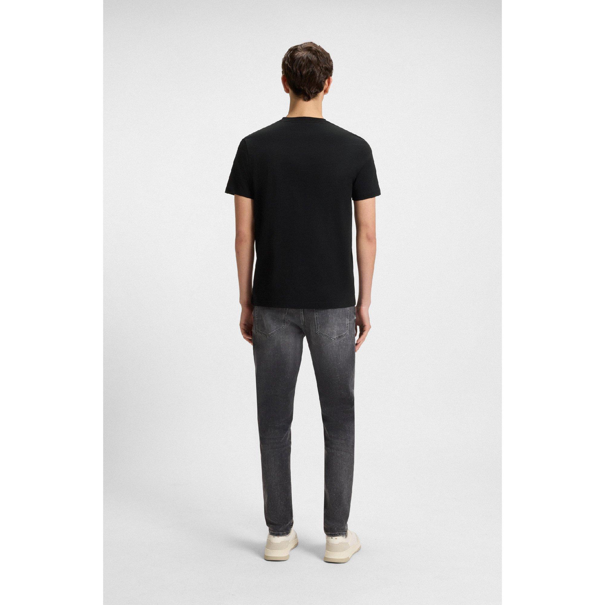 Schwarz - Boss - Men's Thinking 1 T-Shirt, Signature Logo - 3