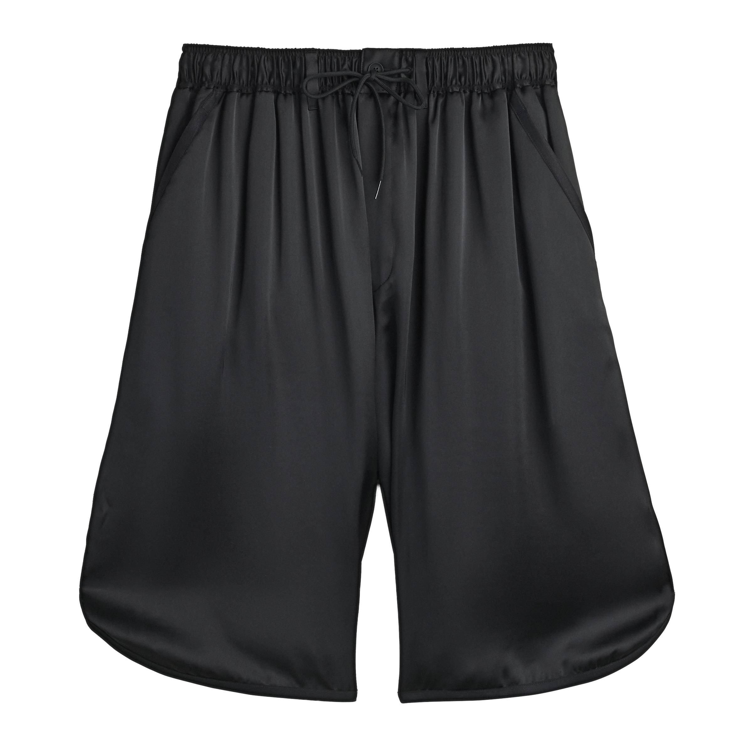 Black - Y3 - Liquid Logo Shorts - 1