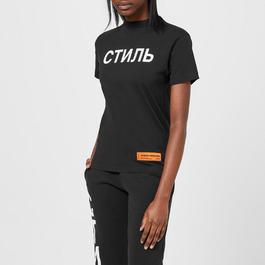 Heron Preston Cyrillic Logo T-Shirt