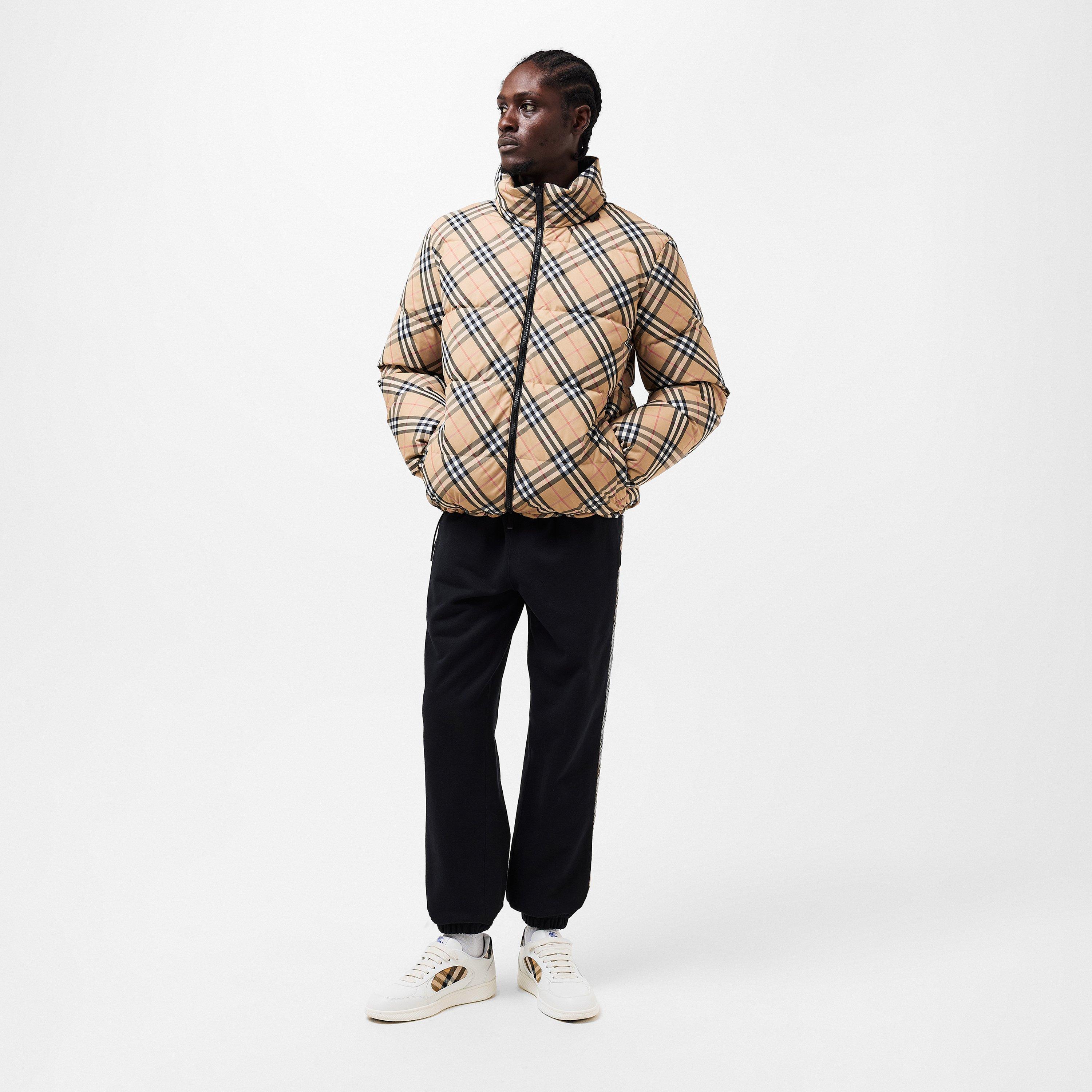 Sand - Burberry - Men's  Quilted Medium Puffer Jacket - 6