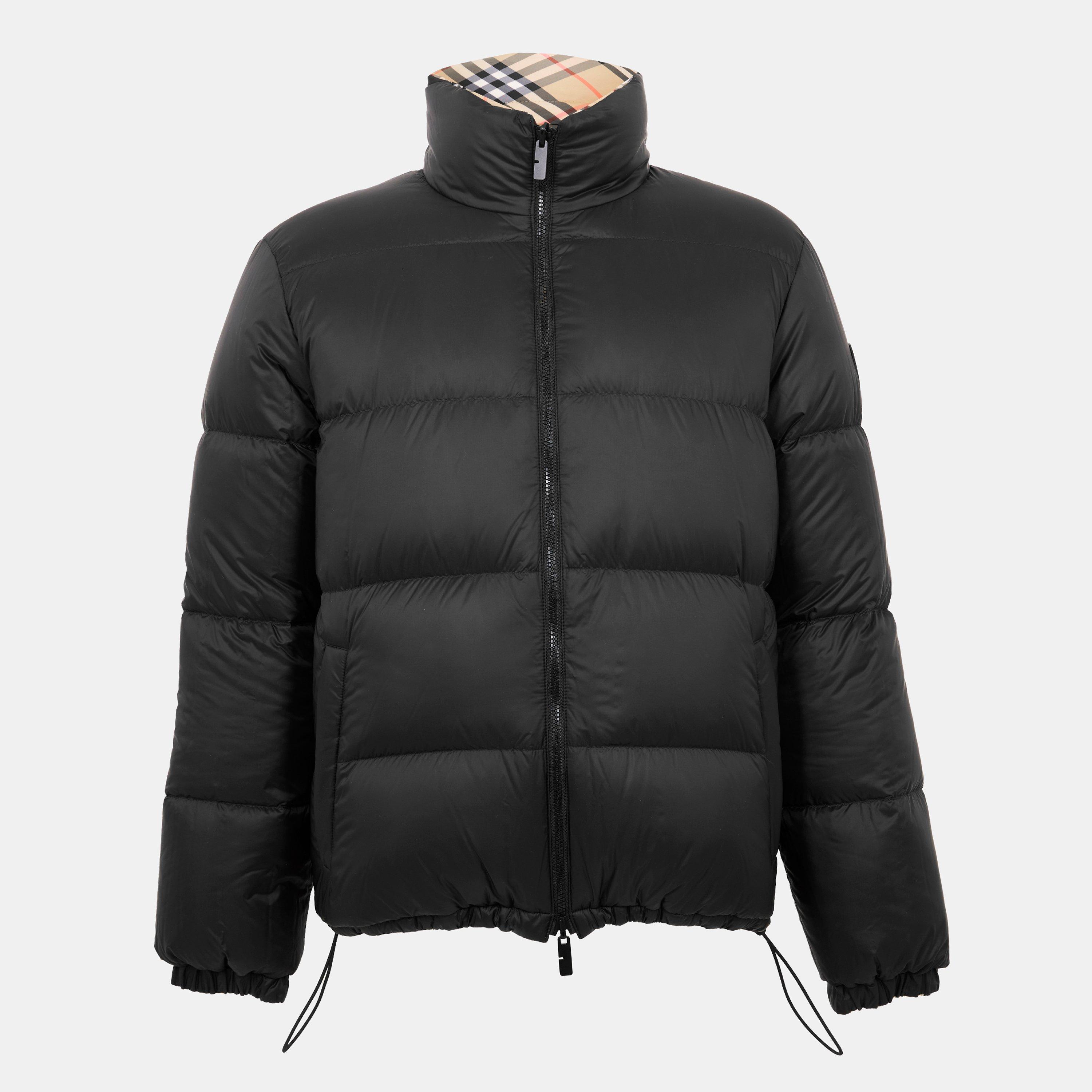 Sand - Burberry - Men's  Quilted Medium Puffer Jacket - 7