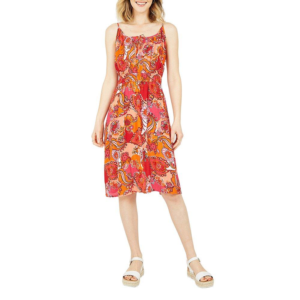 Multi - Yumi - Women's Pink Paisley Slip Dress - 2