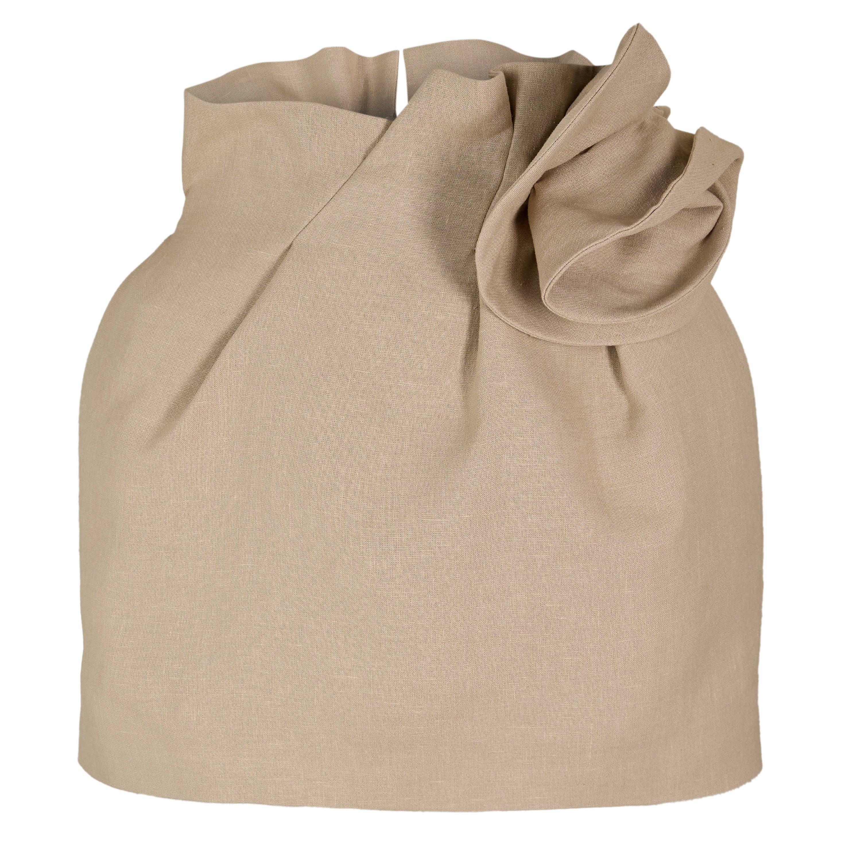 Magda Butrym Women's Skirt 12 Mini - Beige