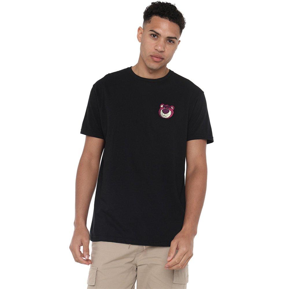Black - Disney - Toy Story Lotso Not A Hugger Front Back T-Shirt B - 2