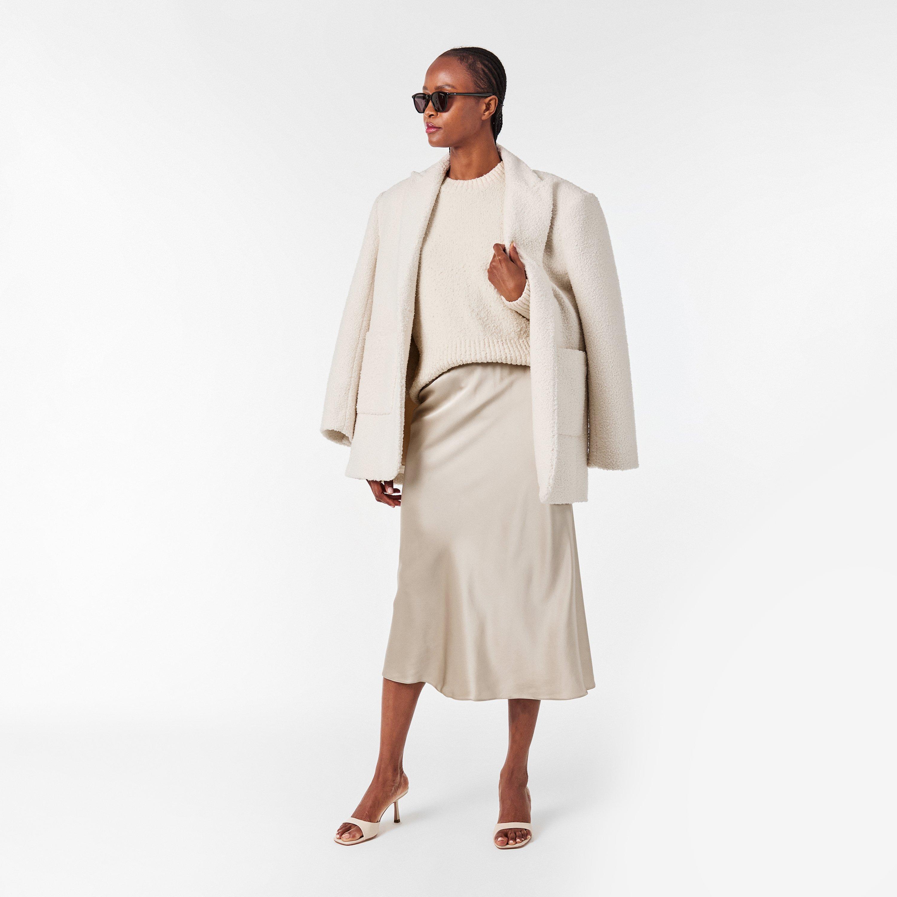 Oyster - Max Mara - Women's Carnet Midi Skirt - 6