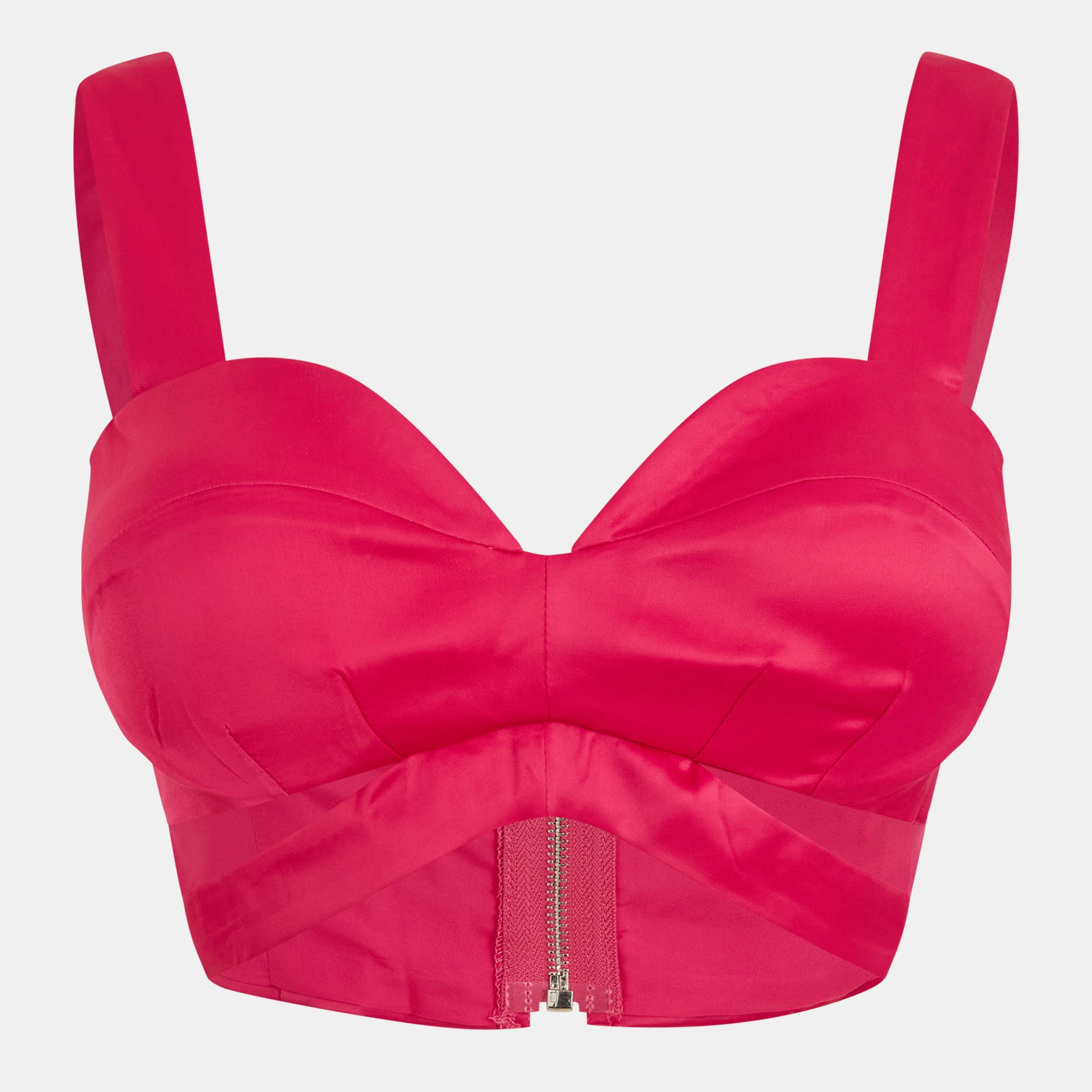 Pink - AmyLynn - Short-Sleeve Crop Top - 1