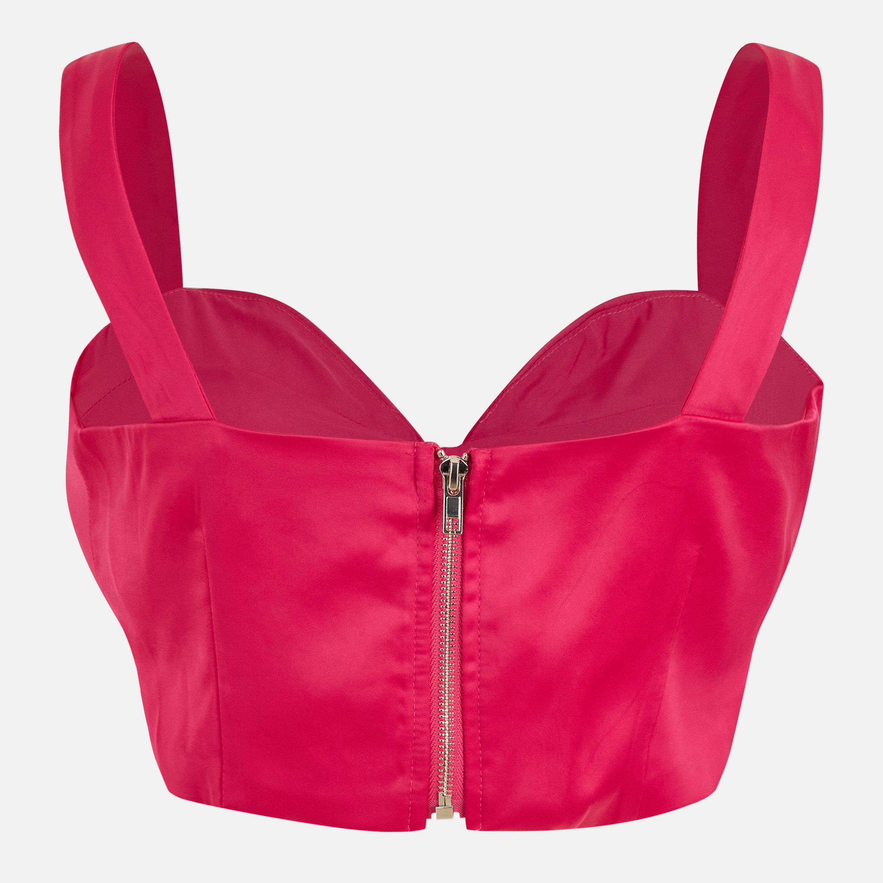 Pink - AmyLynn - Short-Sleeve Crop Top - 2