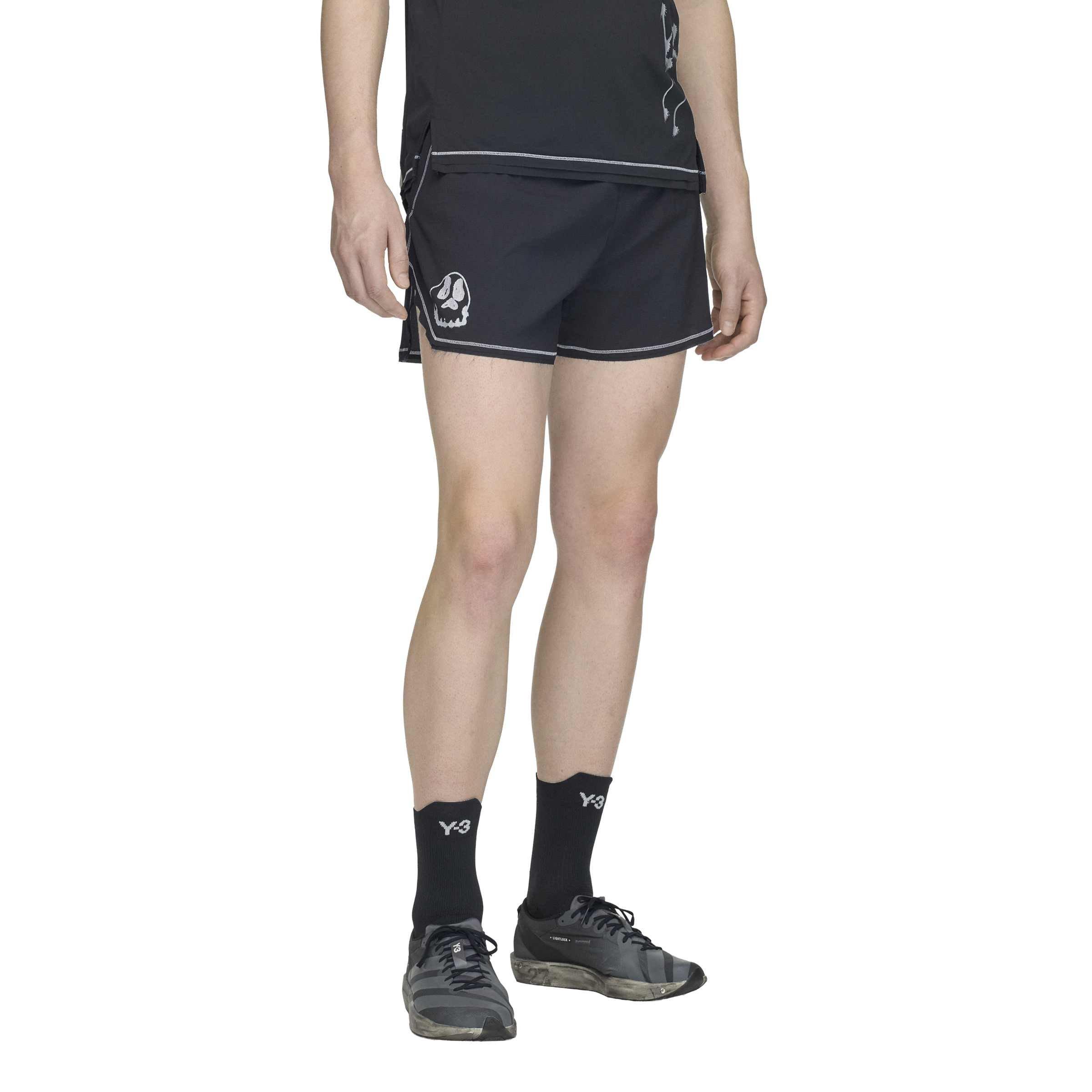 Black - Y3 - x Chito Graphic Running Shorts - 5