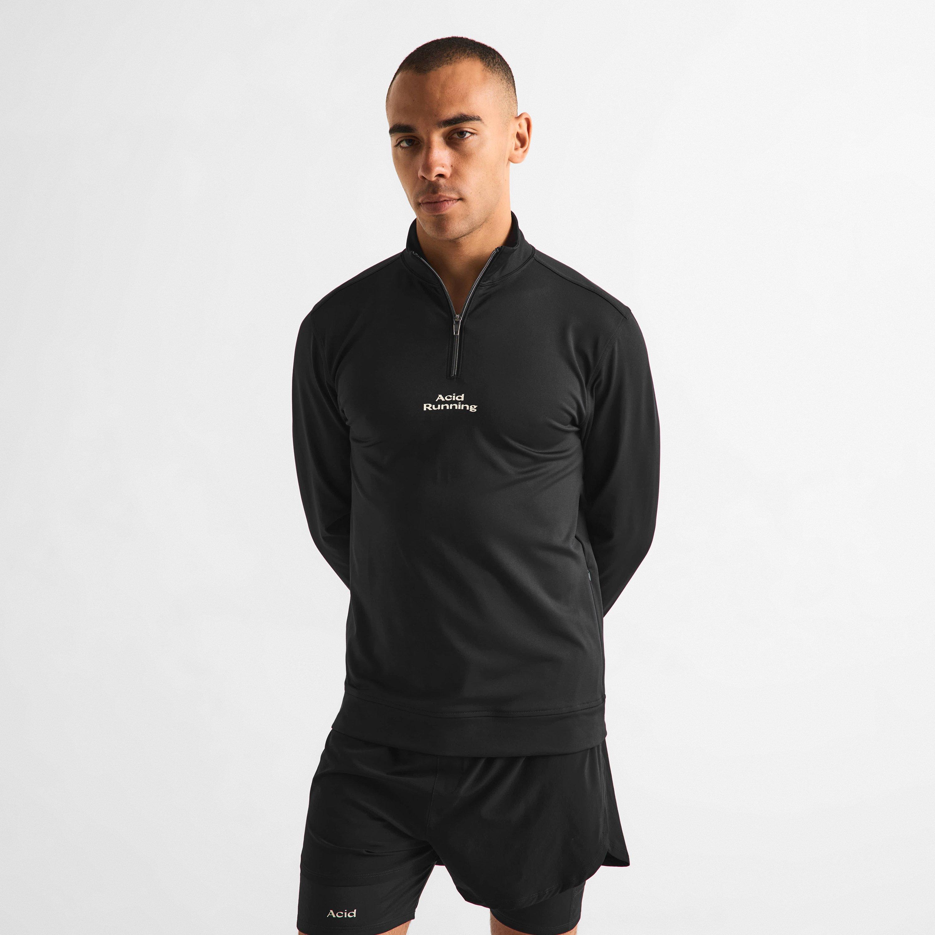 Black - Acid Running - Logo QZ Tech Top - 3