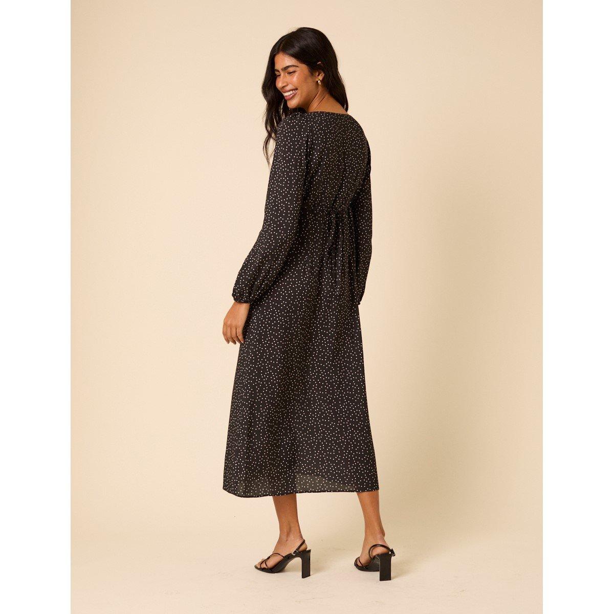 Black - Nobodys Child - NC Kennedy Midi Dress - 2