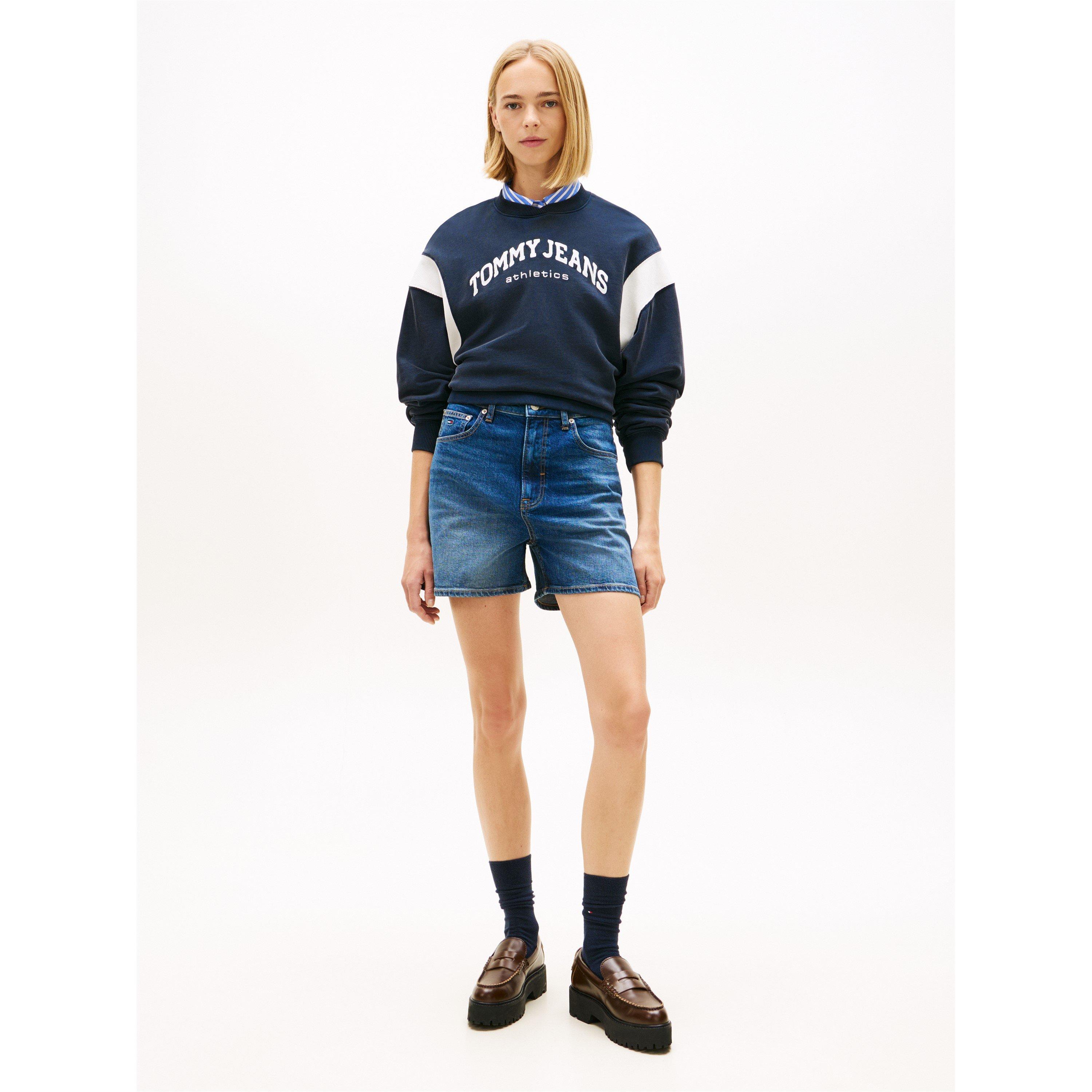 Denim Dark - Tommy Jeans - TJ Mom Short Ld63 - 4