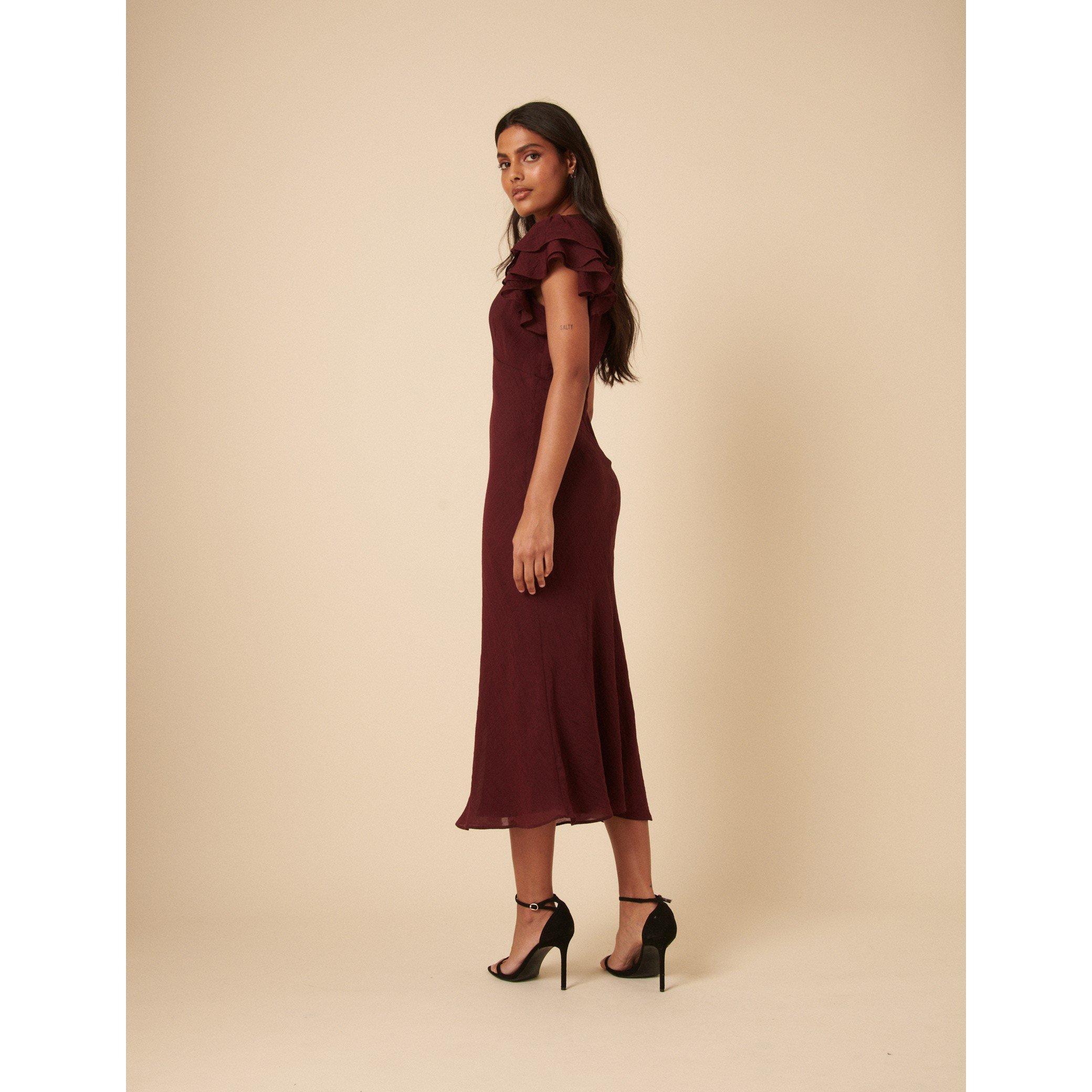 Brown - Nobodys Child - NC Layla Midi Dress - 3