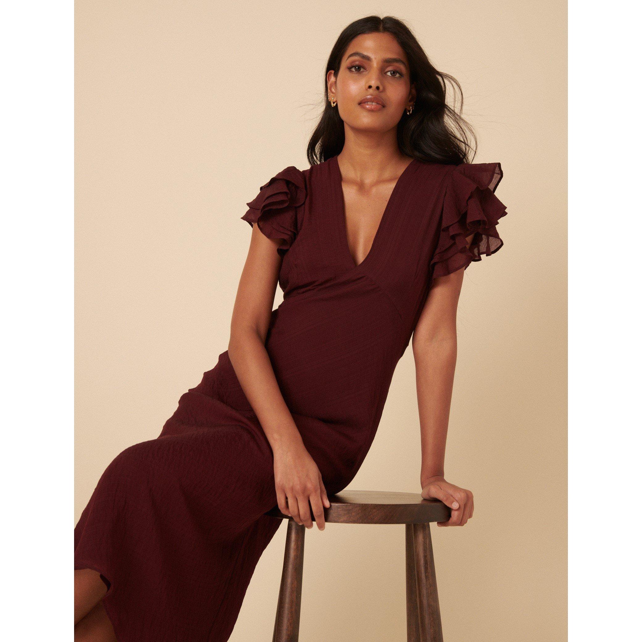 Brown - Nobodys Child - NC Layla Midi Dress - 4