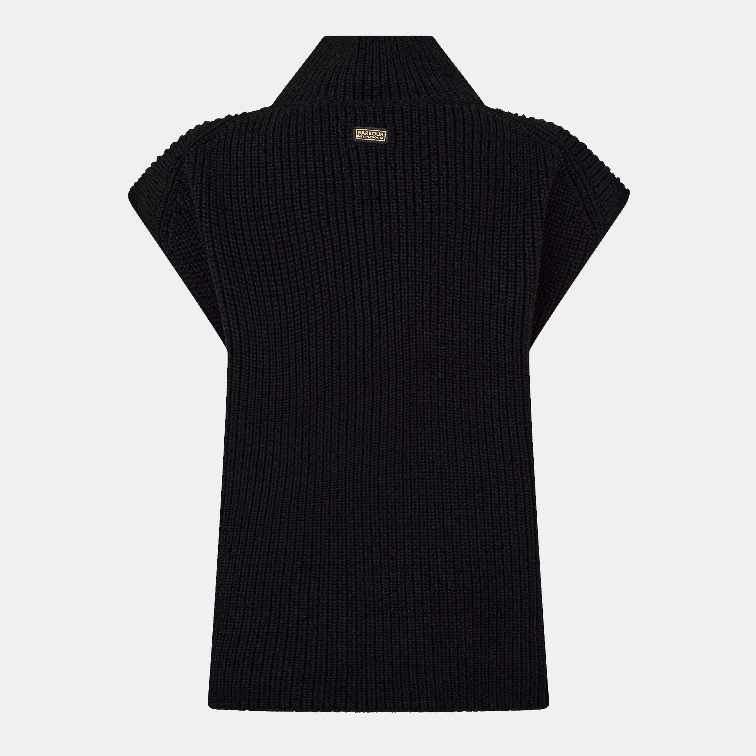 Black - Barbour International - Women's Clara Crew Neck Jumper - 2