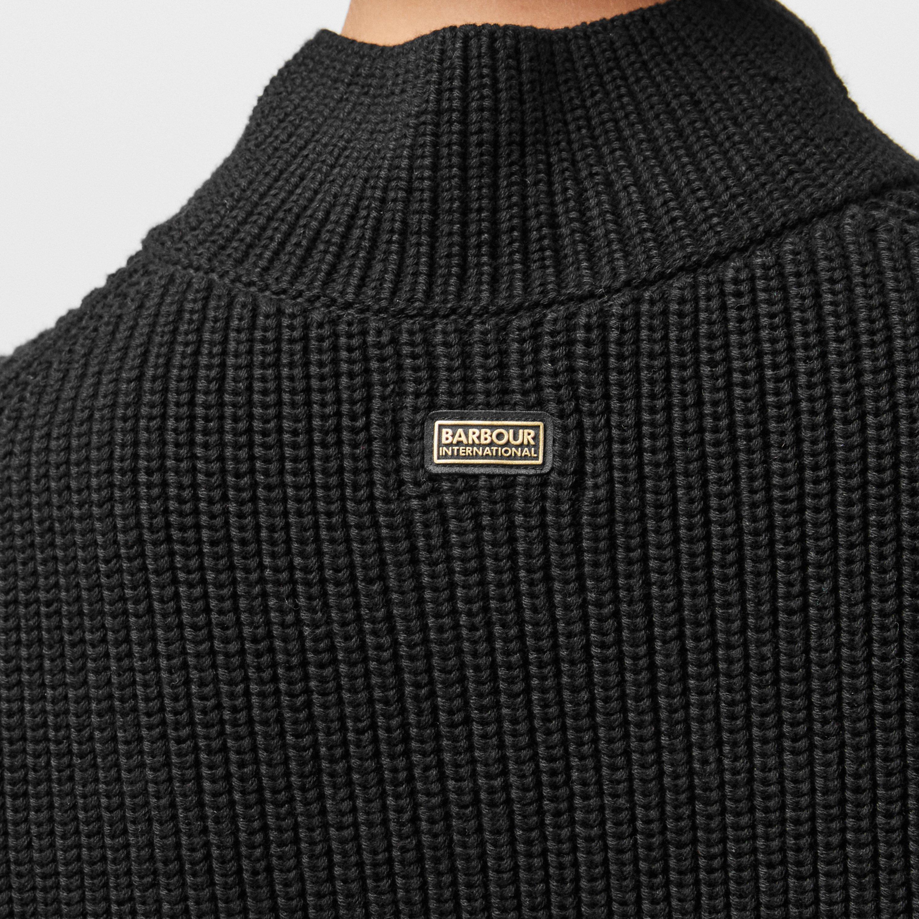 Black - Barbour International - Women's Clara Crew Neck Jumper - 5