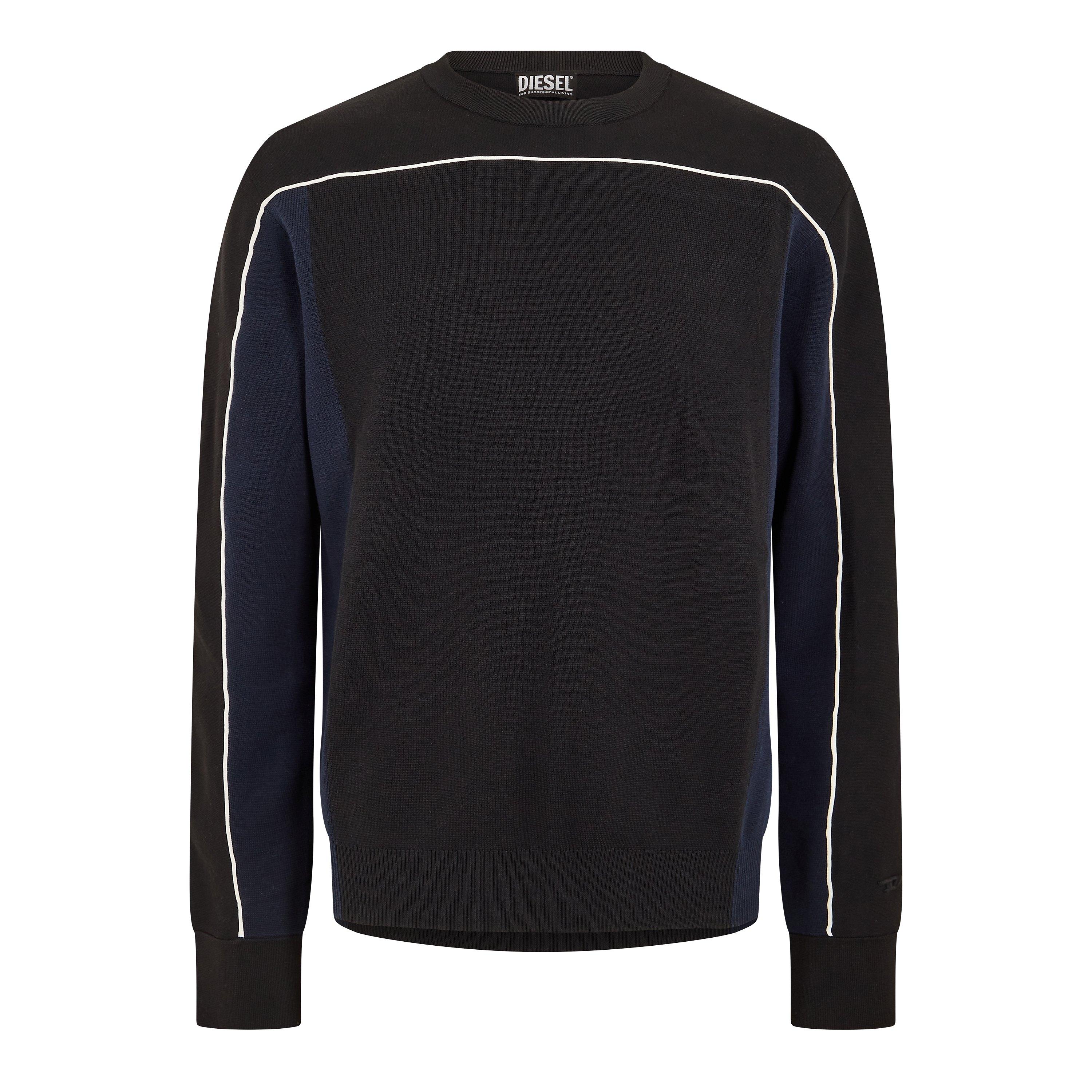 Black - Diesel - Men's Wichita Magla Knitted Hoodie - 1